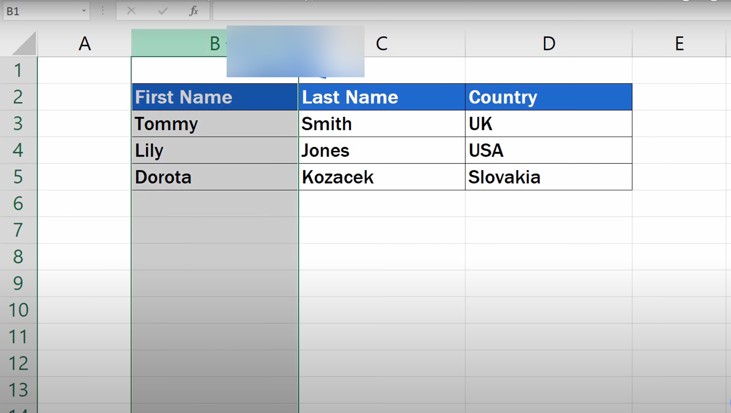How to Move Columns in Microsoft Excel