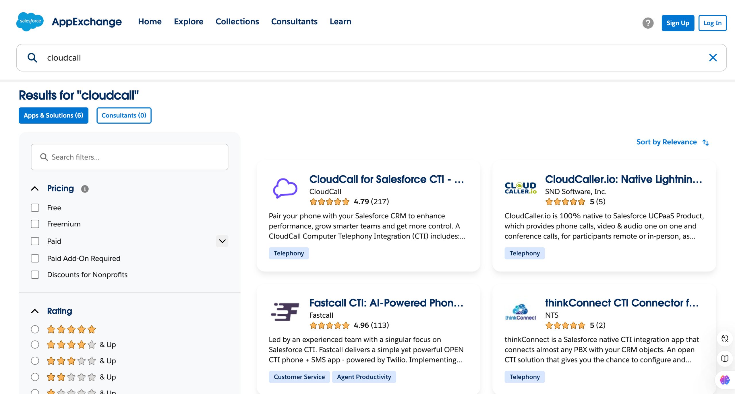 Cloudcall salesforce integration