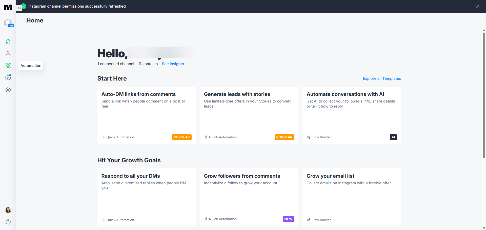 How to Create a Flow in ManyChat
