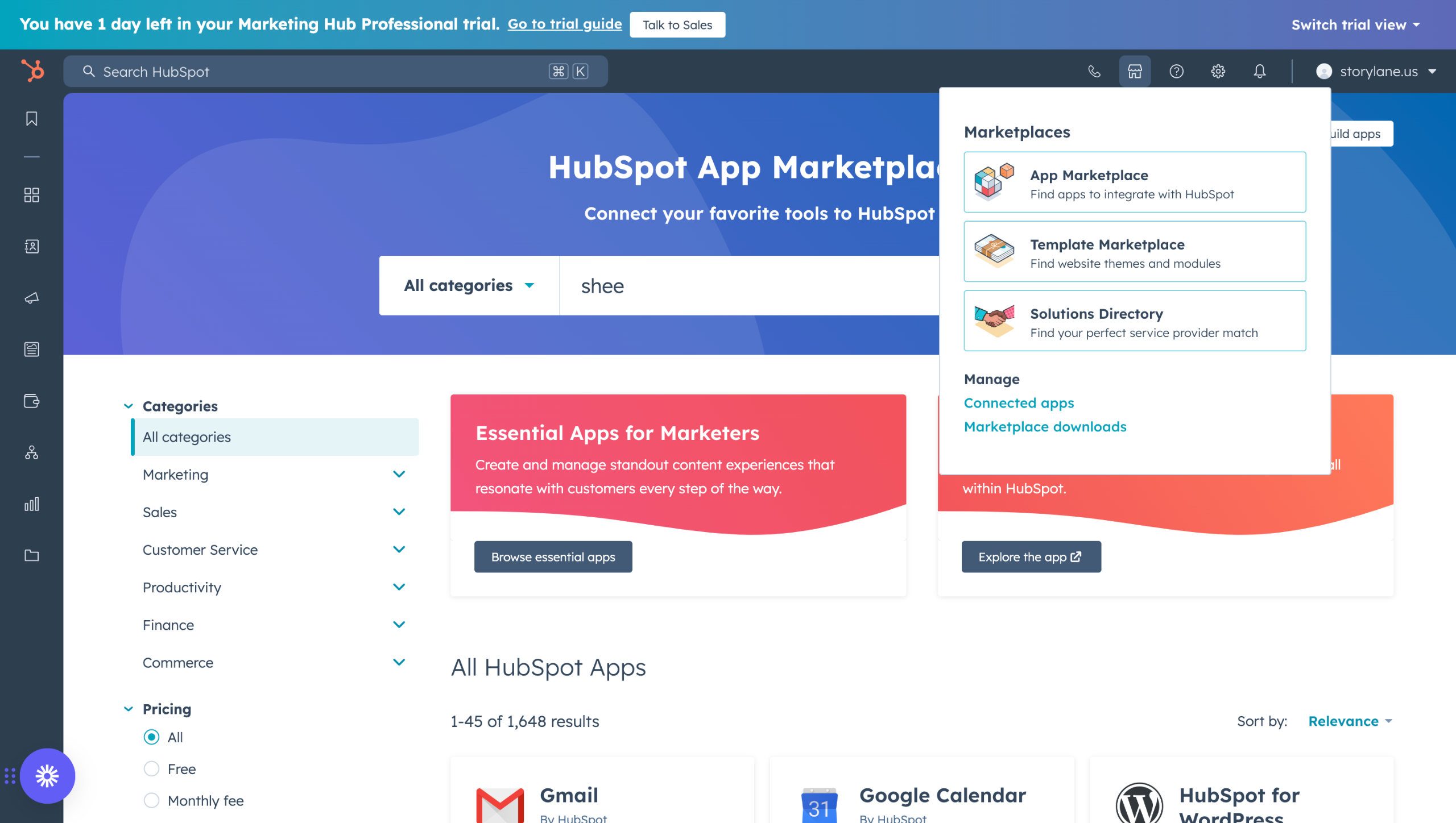 Google sheets hubspot integration