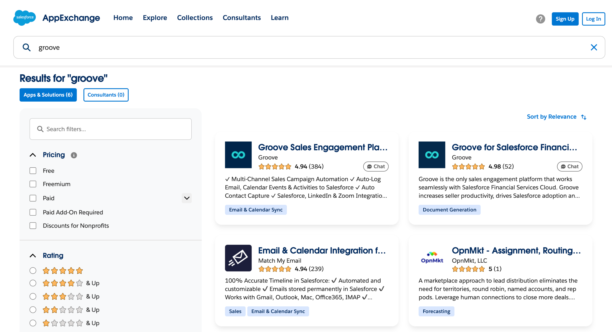 Groove salesforce integration