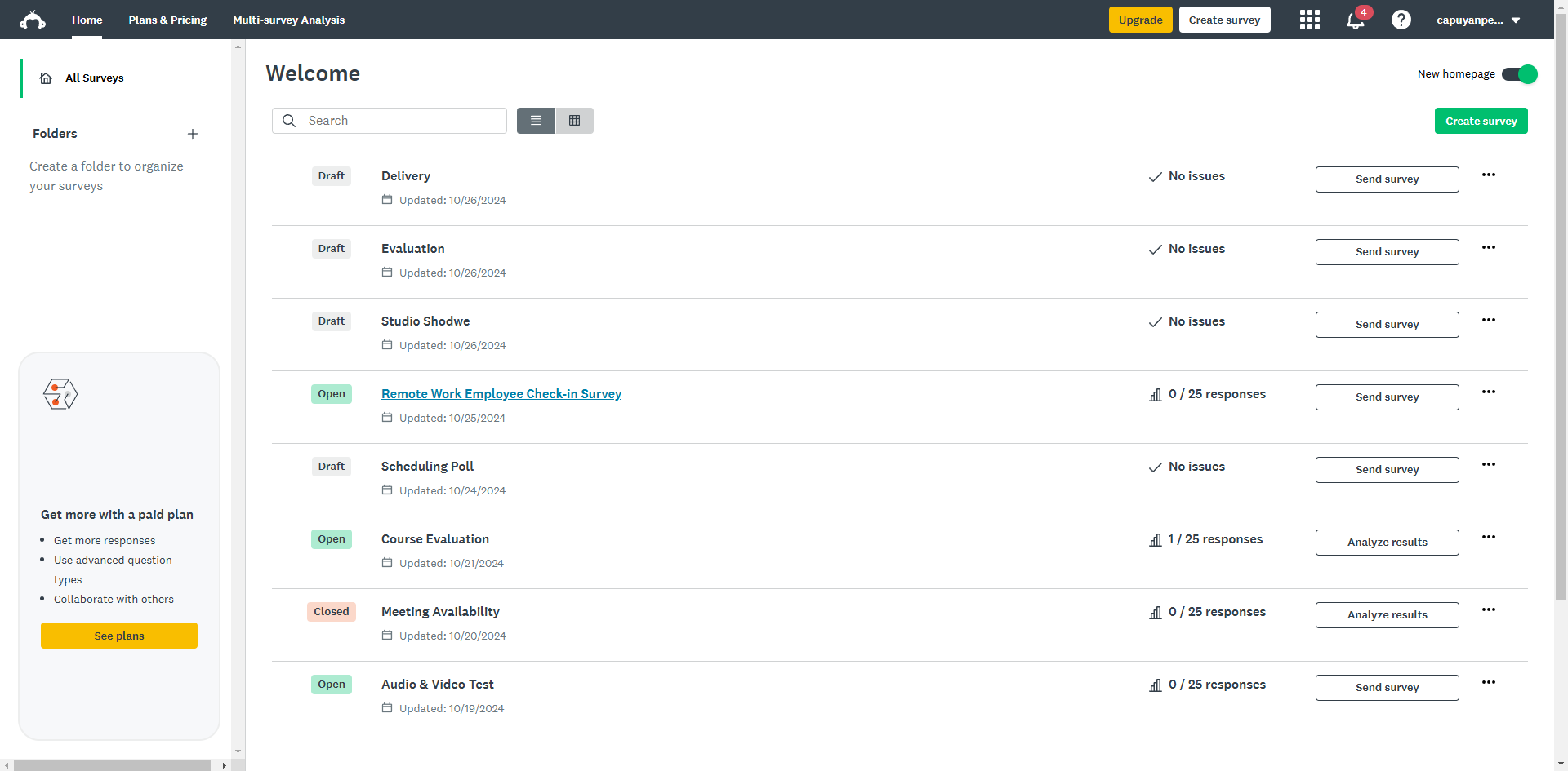 How to Change SurveyMonkey Survey to Draft