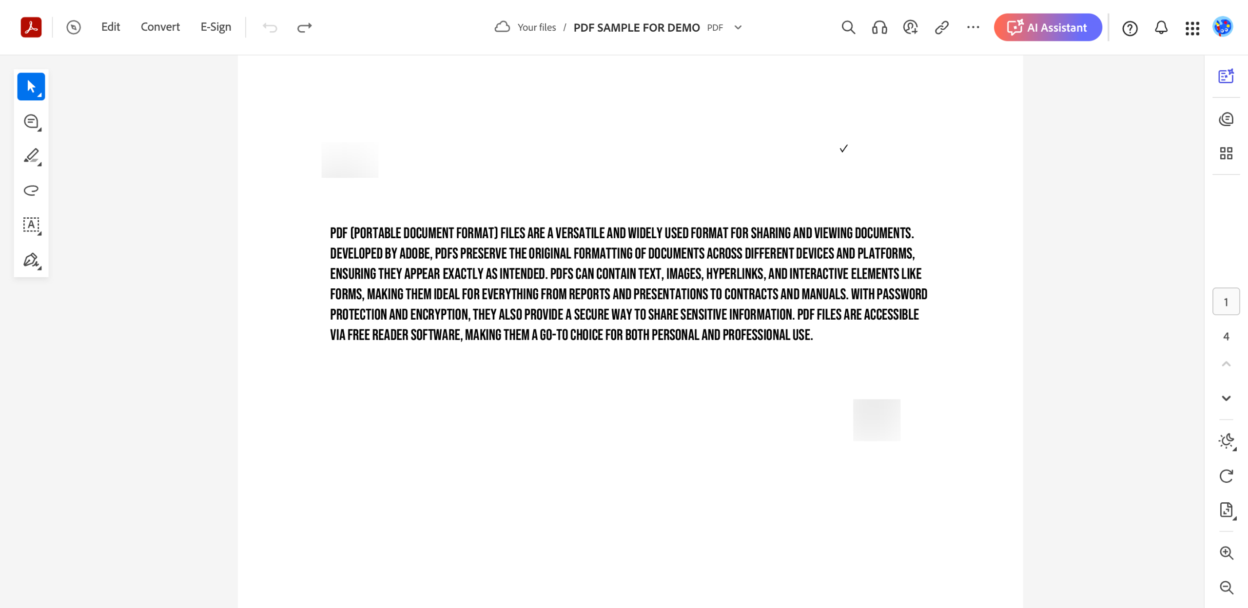 How to Change the Font Size of Text in Adobe Acrobat