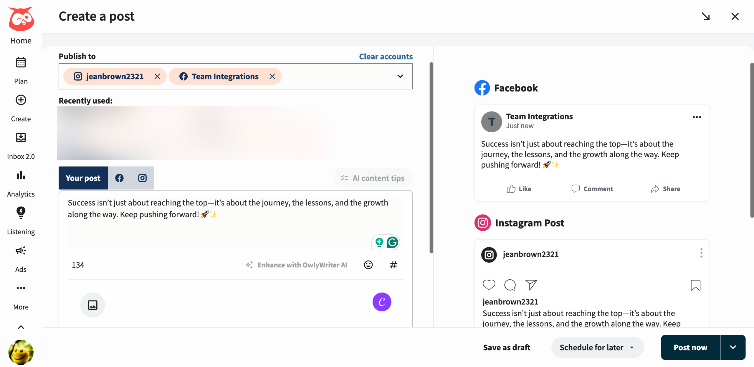 How to Use Canva Designs in Hootsuite Posts