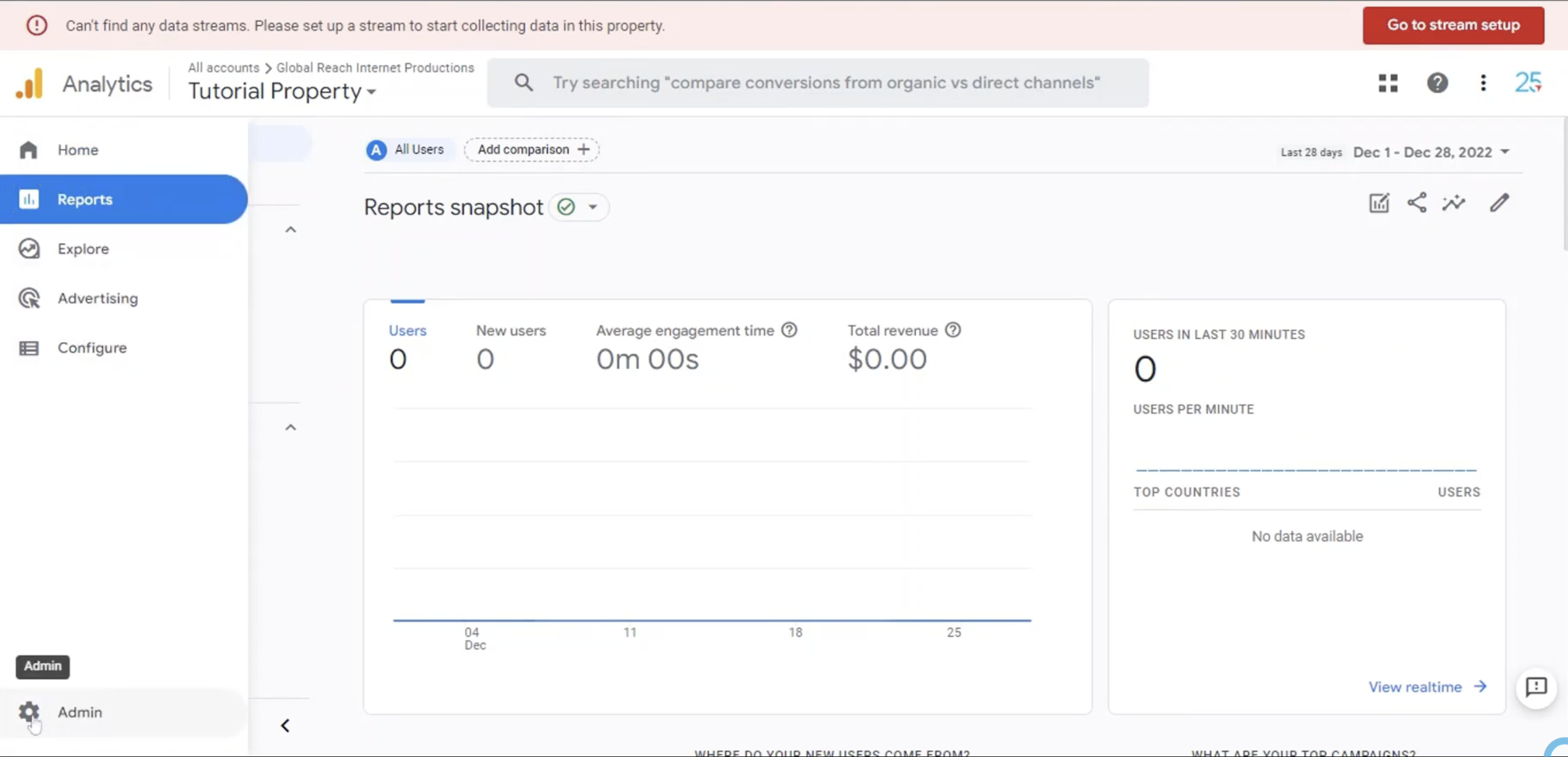 Google Analytics - How to Delete Property