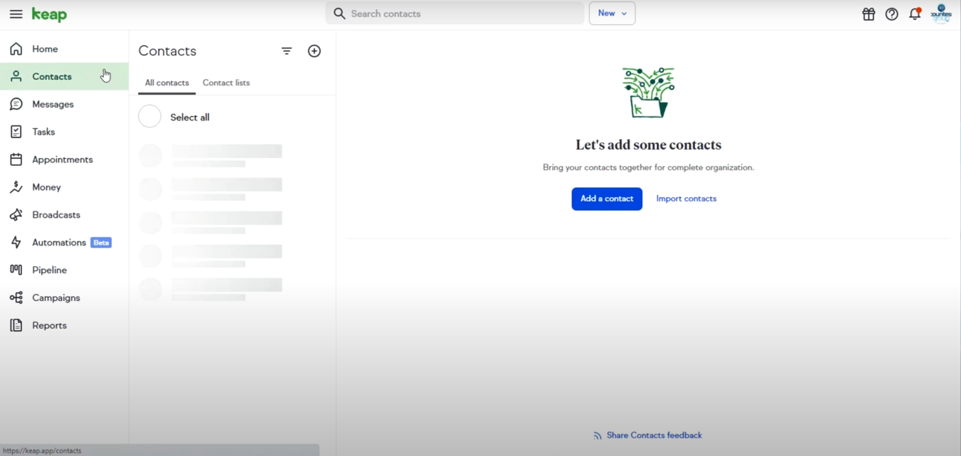 How to Export Contacts from Keap