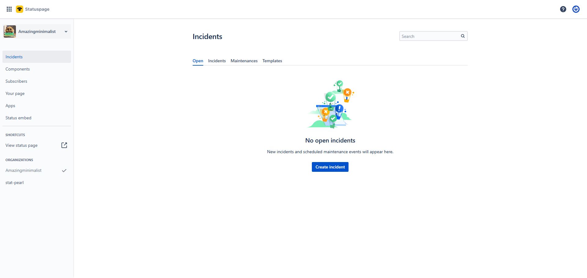 How to Add Site to Statuspage for Slack Customer