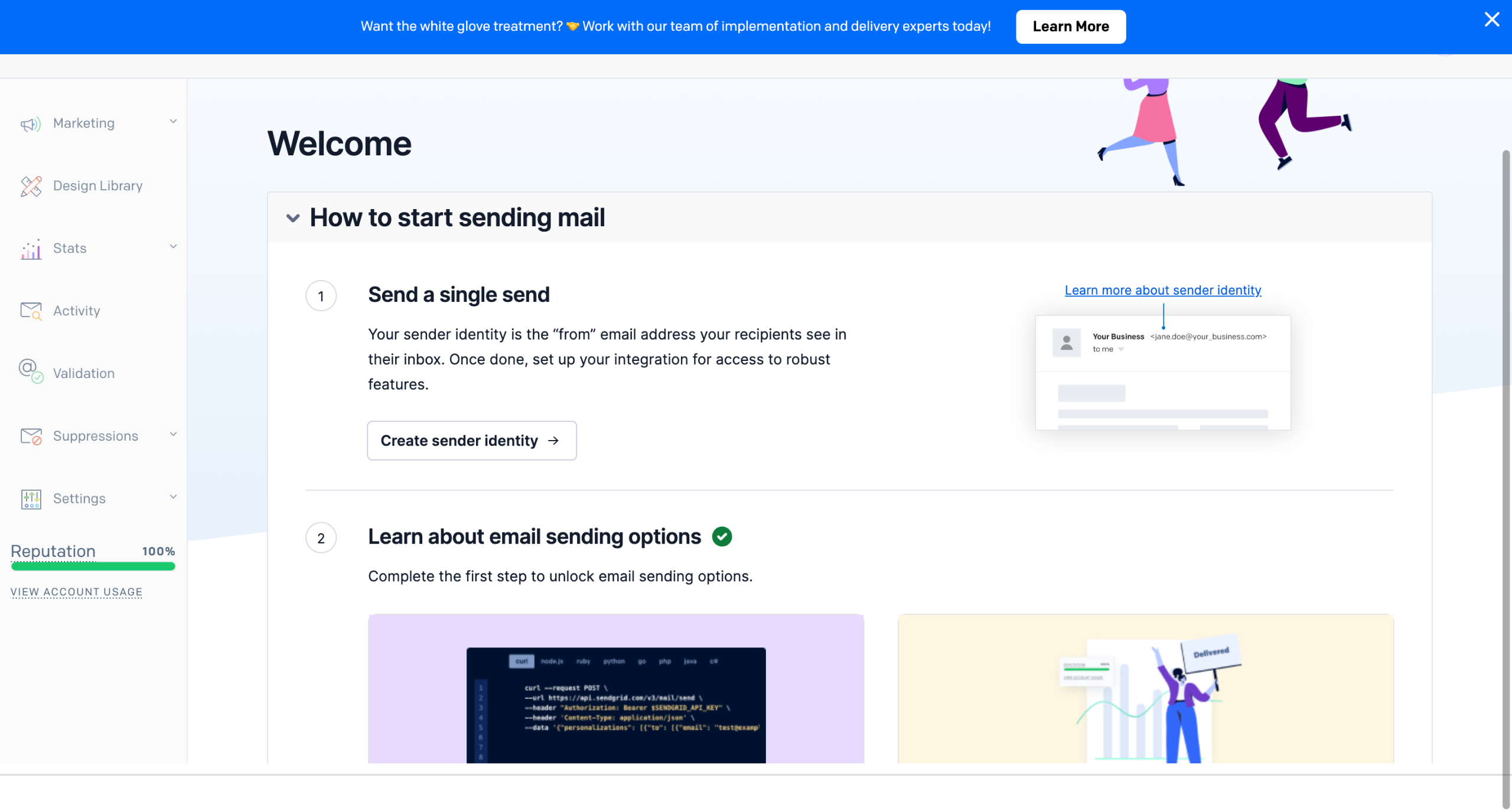 How to add unsubscribe link in sendgrid