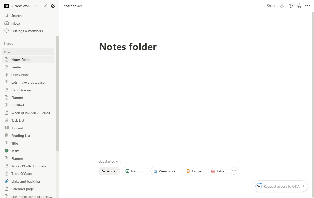 Notion Notes View How to take notes on notion