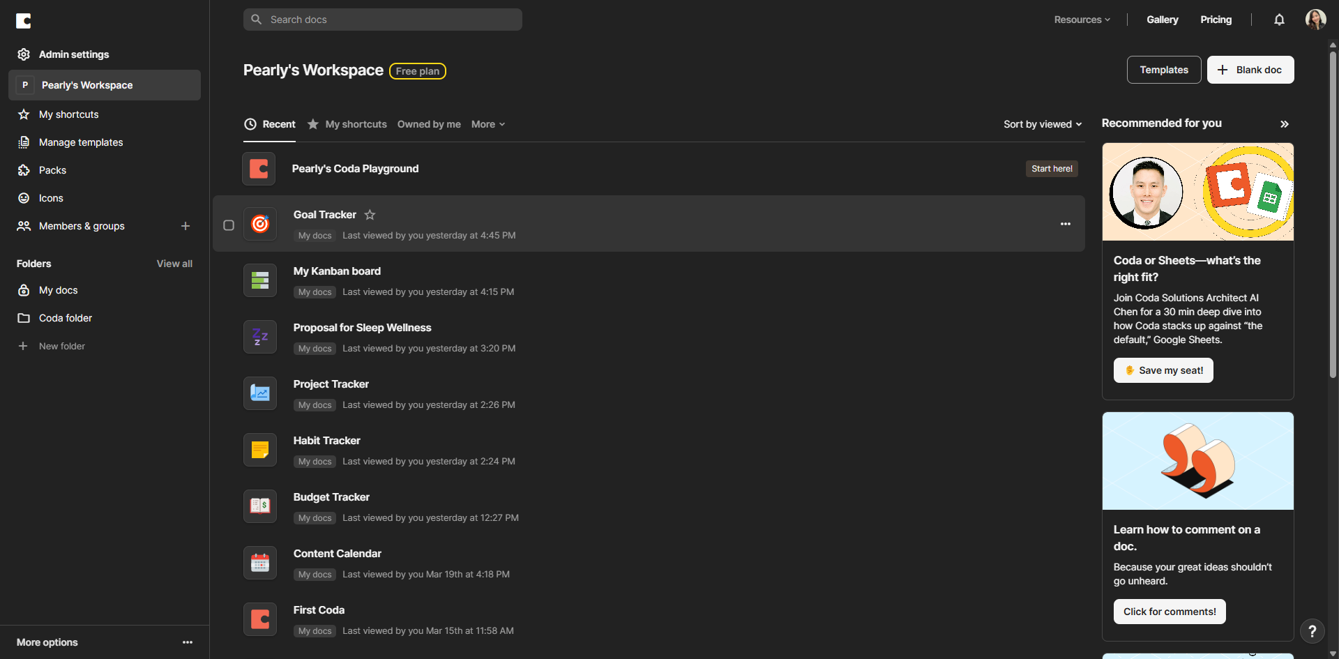 How to Add Dividers in Coda