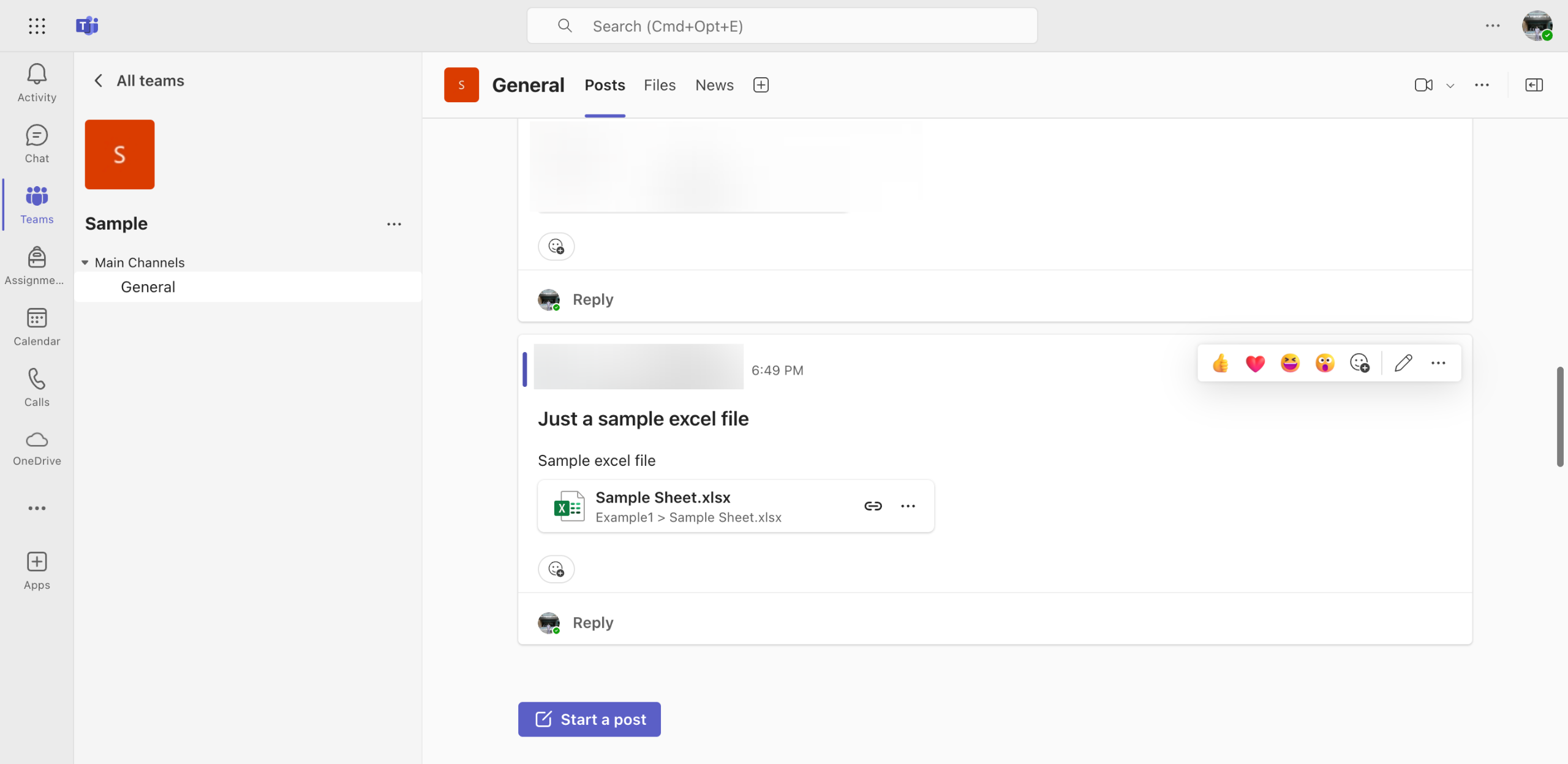 How to Share an Excel File in Microsoft Teams Channels
