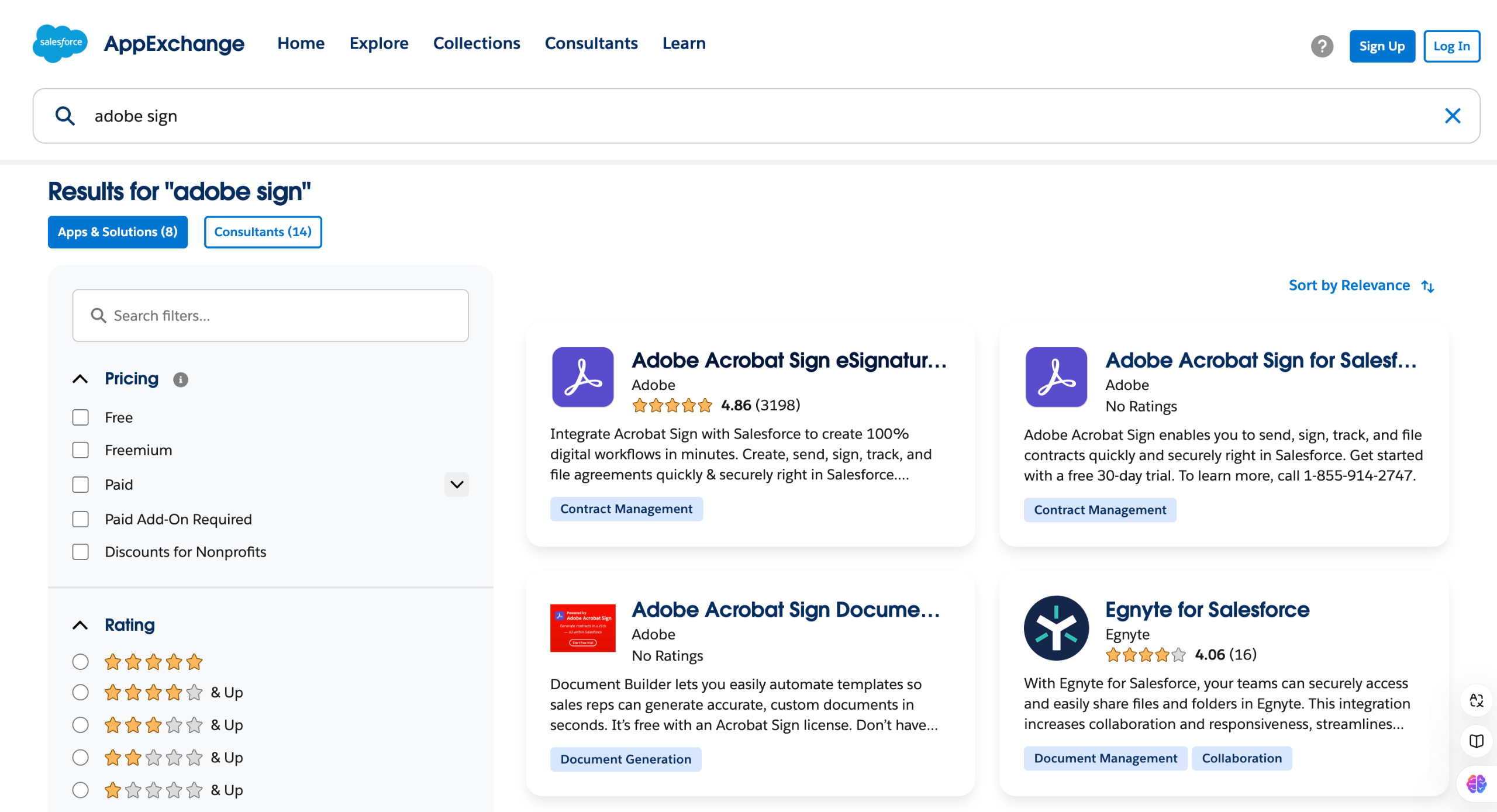 Adobe sign salesforce integration