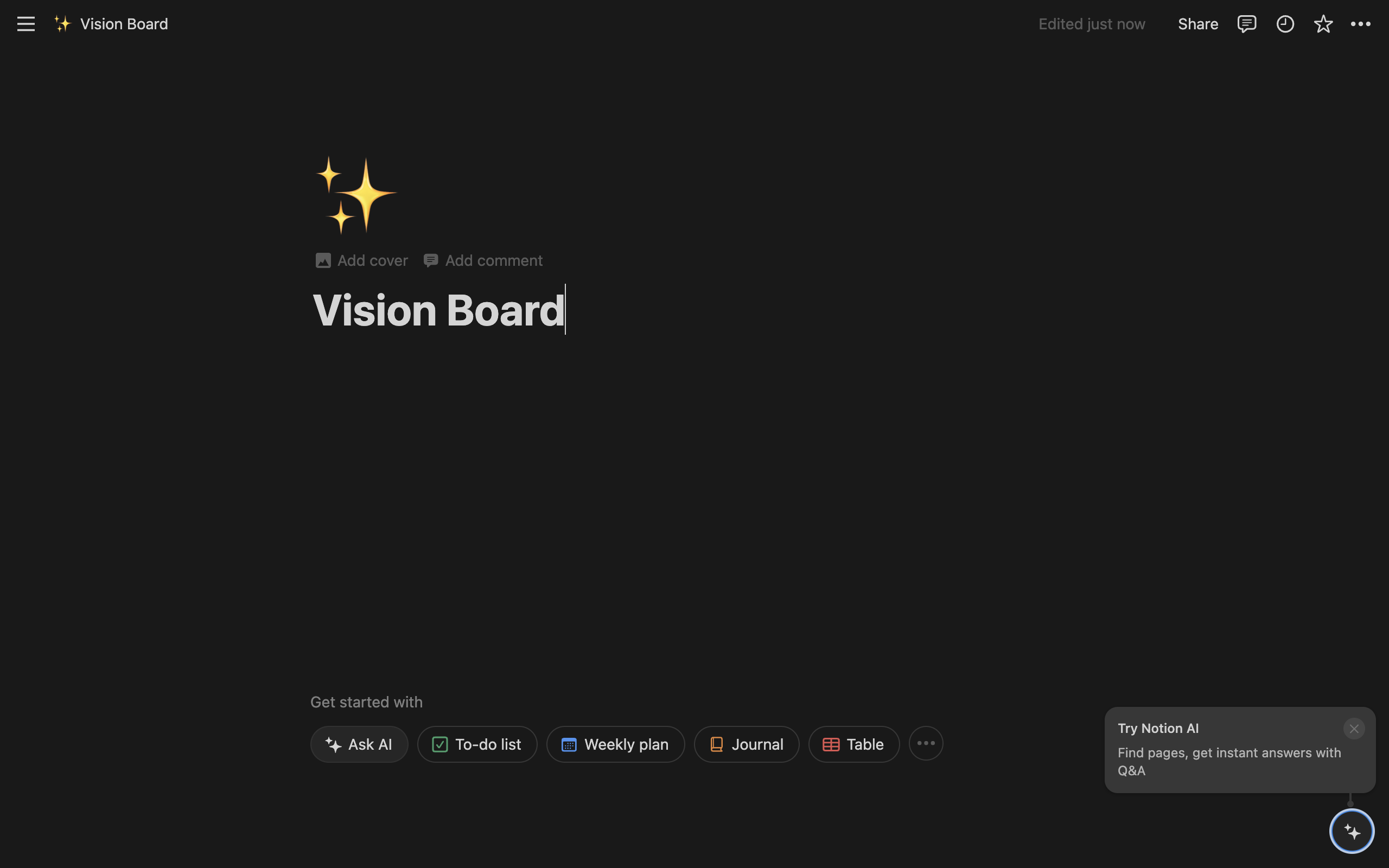How To Make A Vision Board On Notion