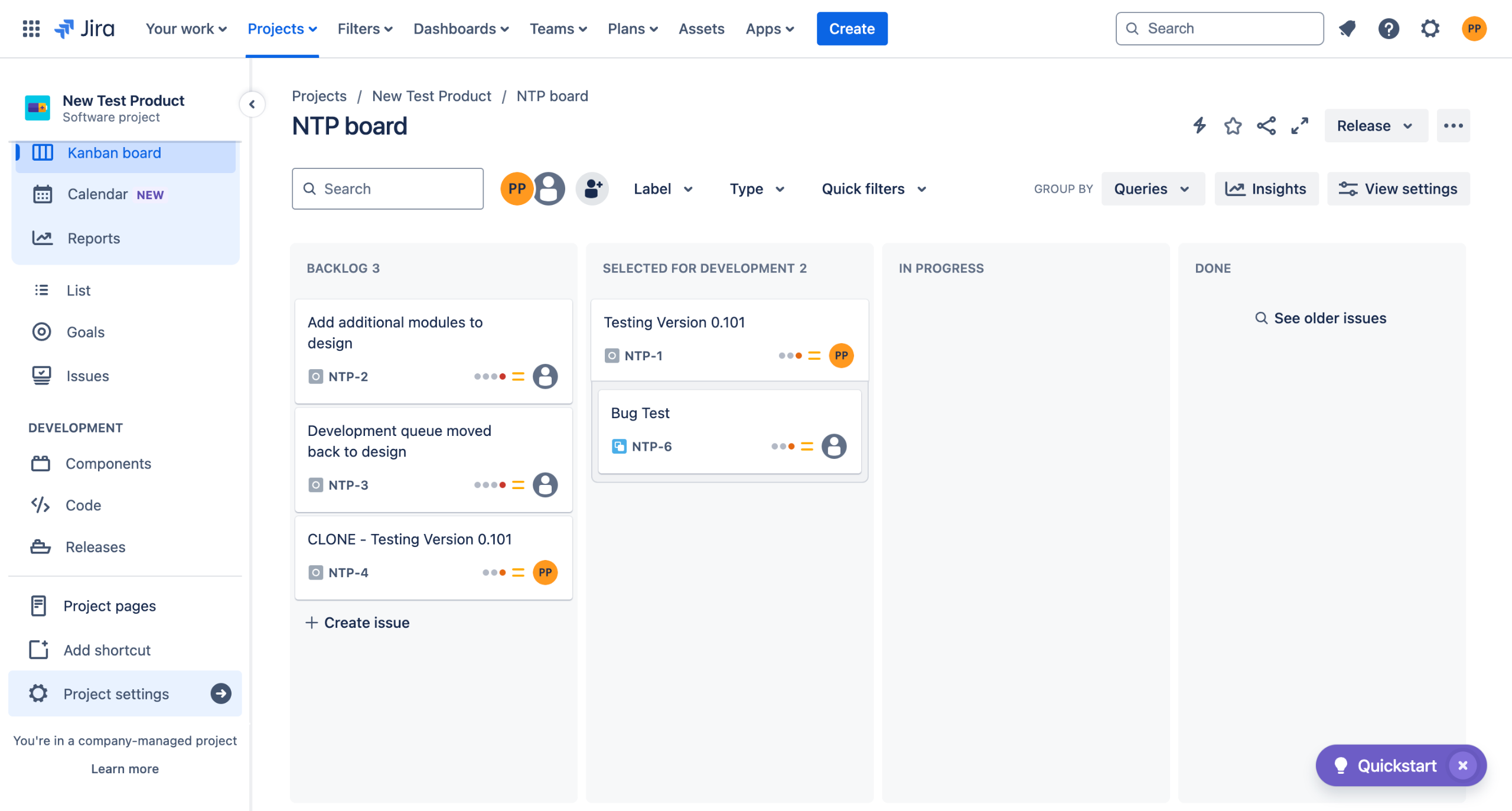 How to create a component in jira