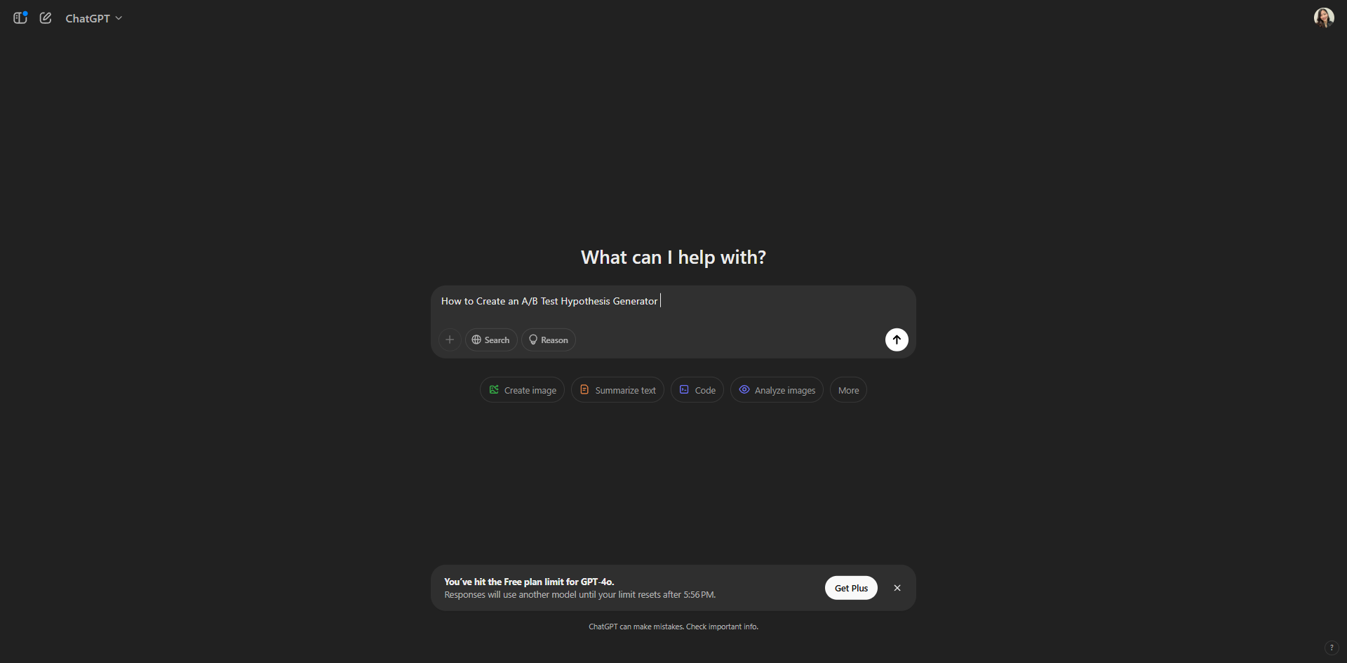 How to Create an A/B Test Hypothesis Generator GPT