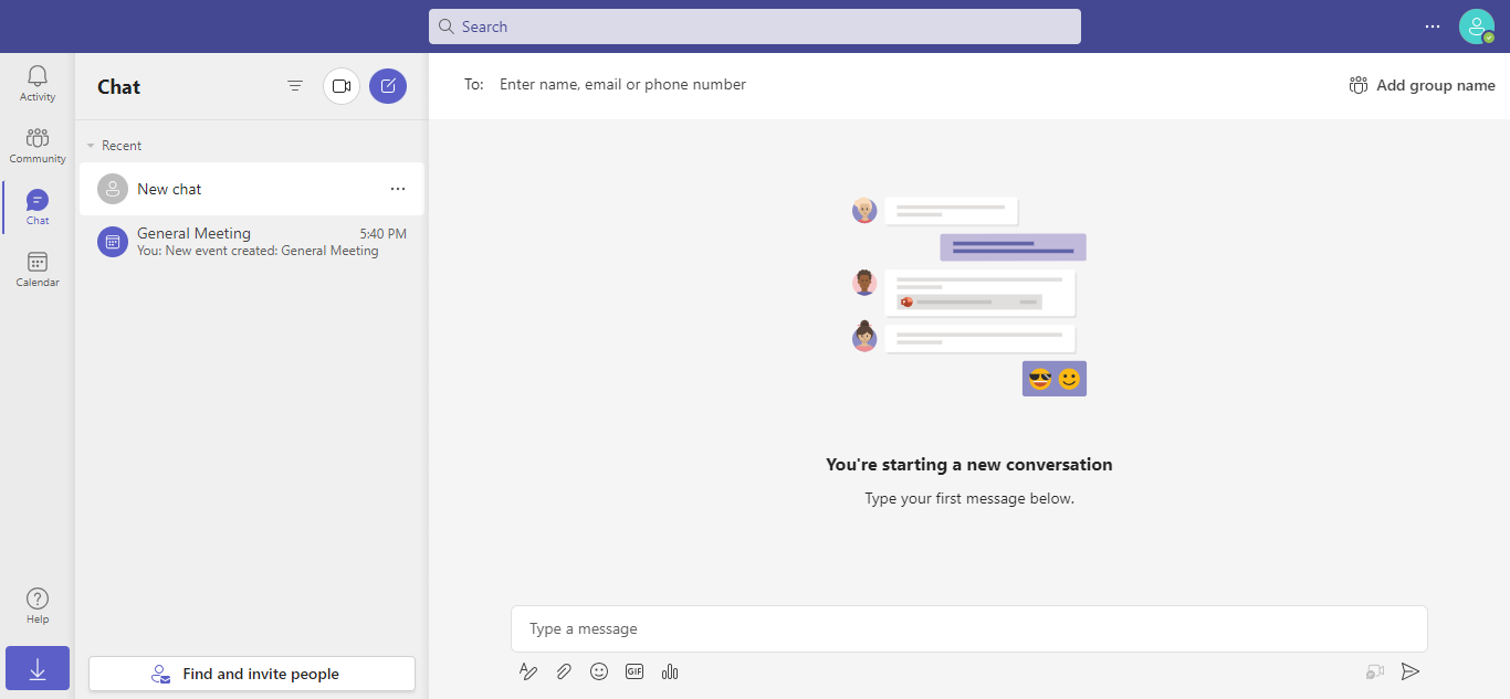 How to create a poll in teams?