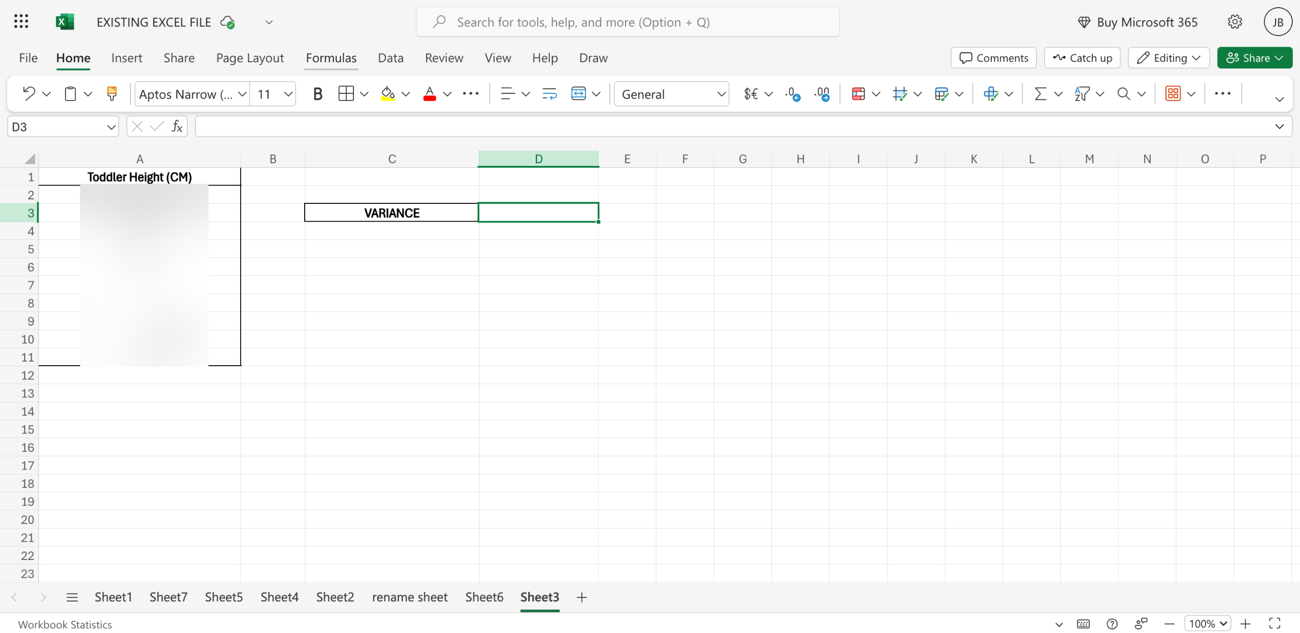 How to Calculate Sample Variance in Microsoft Excel