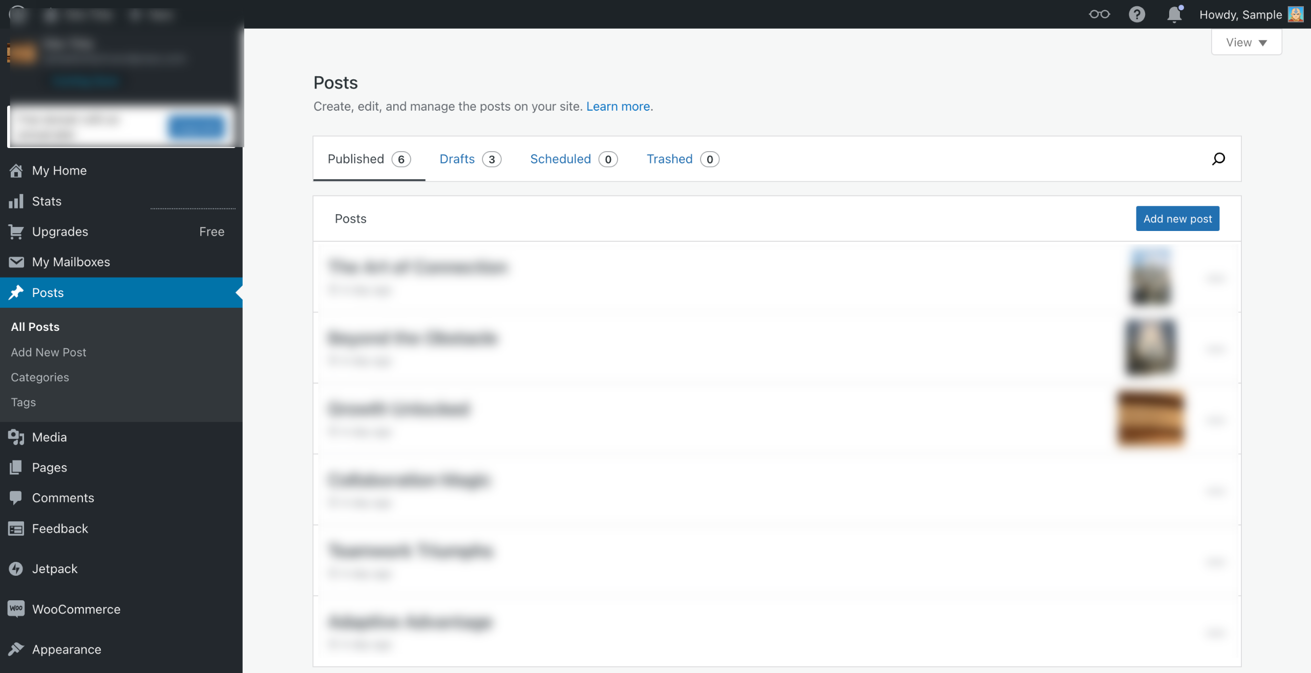 How to log out of wordpress