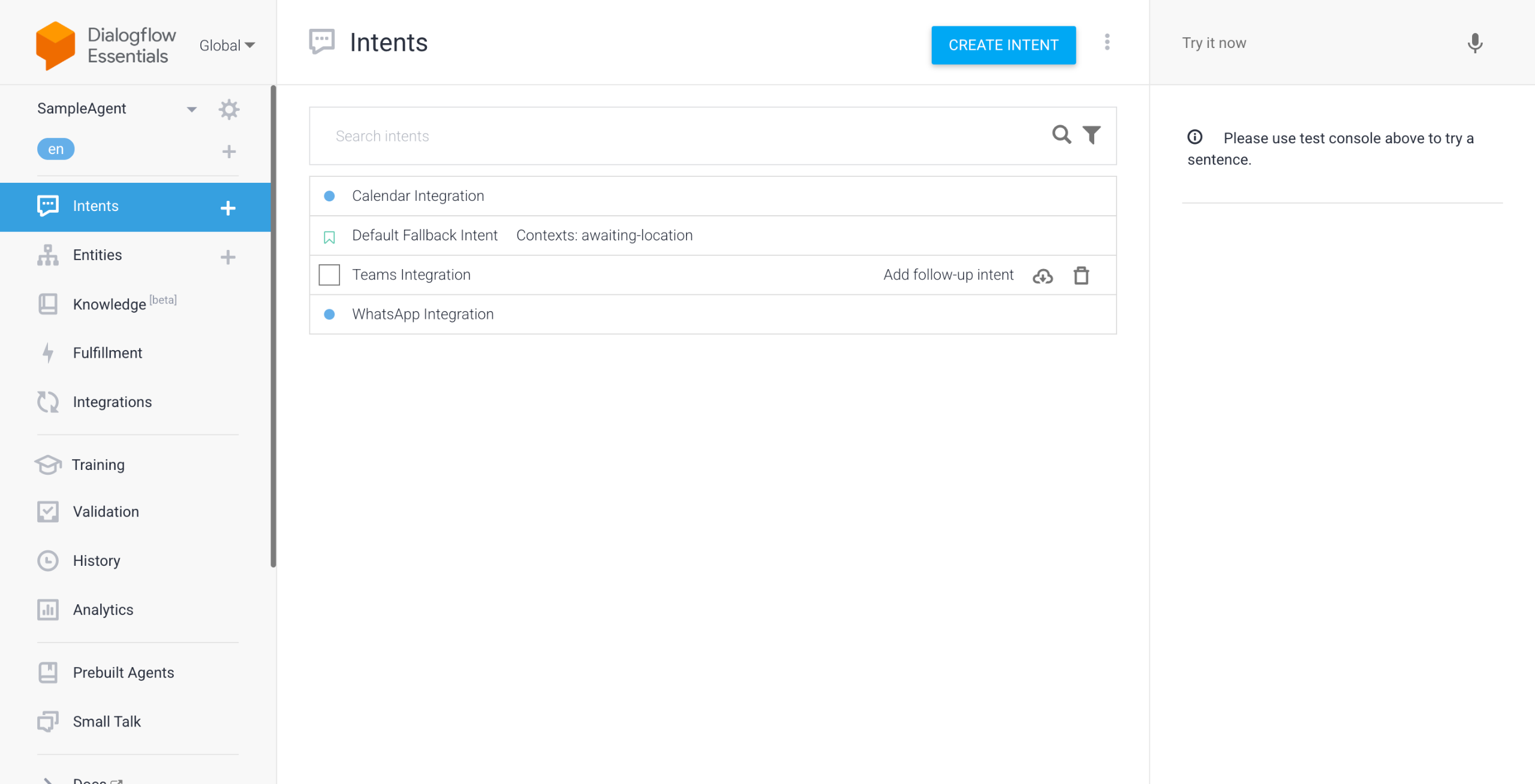 How to Integrate Dialogflow with Teams