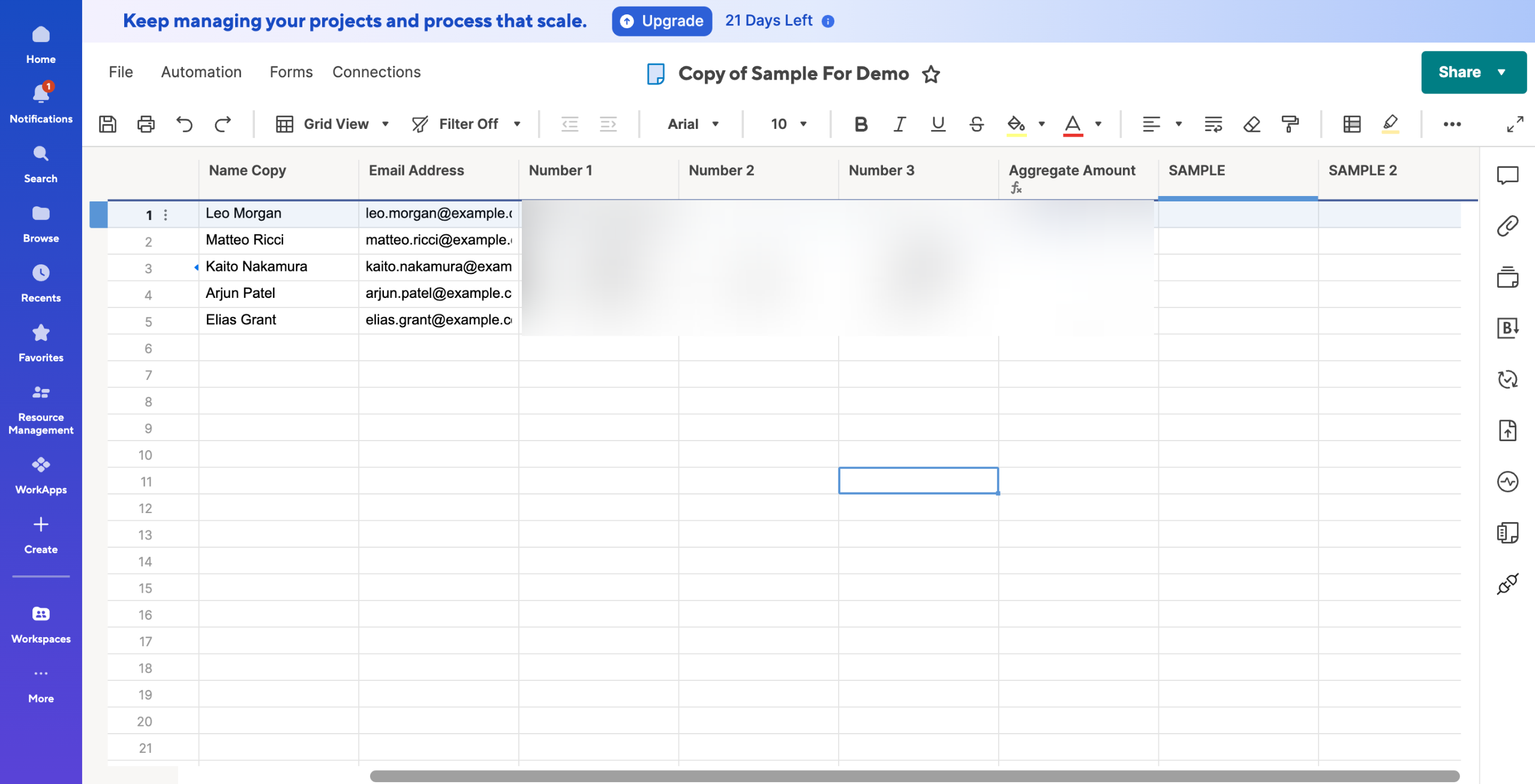 How to Merge and Center Cells in Smartsheet
