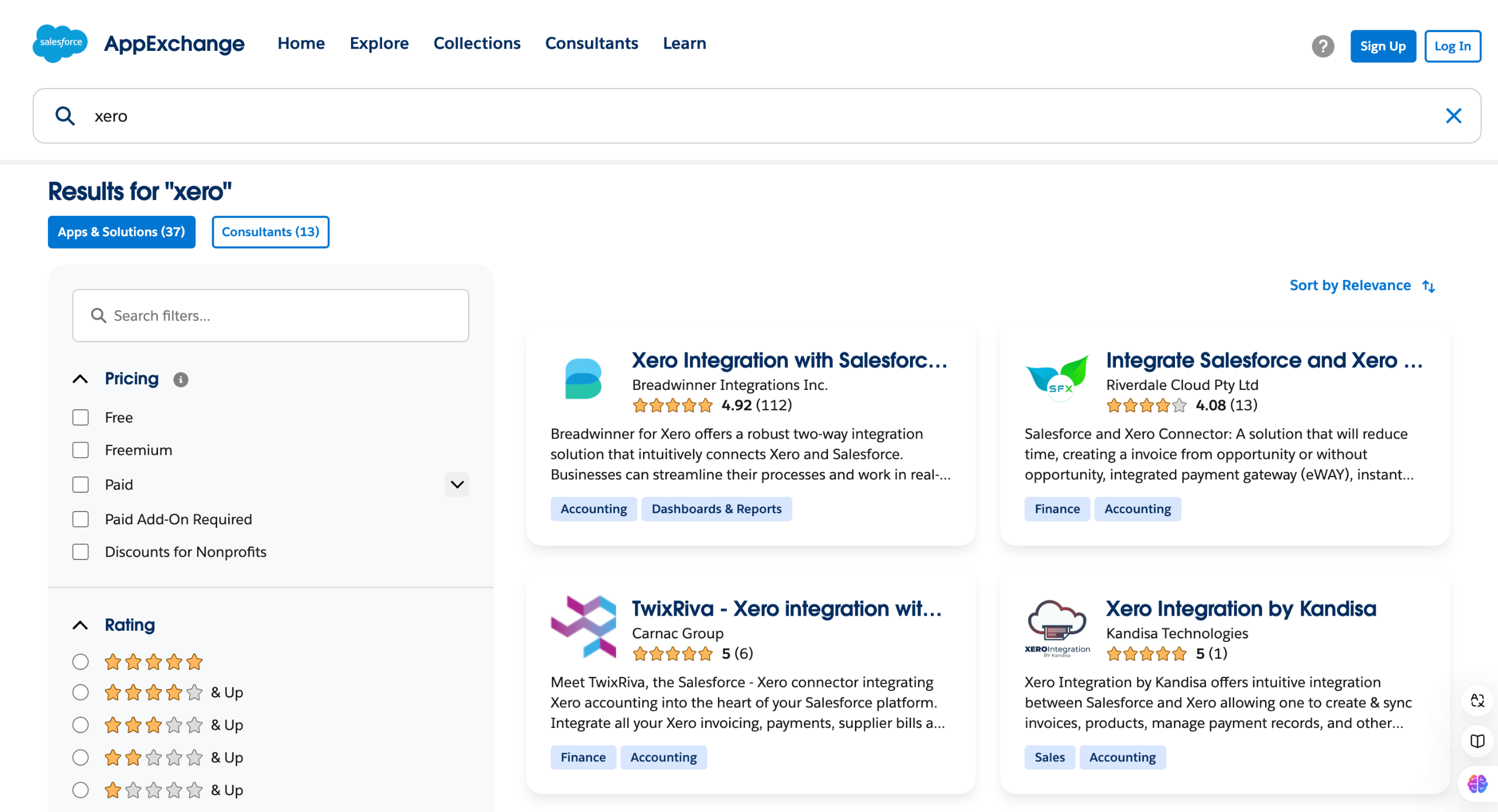 Salesforce xero integration
