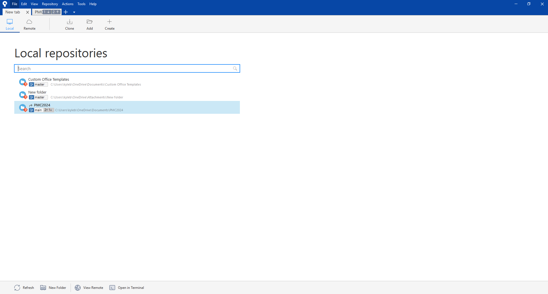 How to Log out of Sourcetree