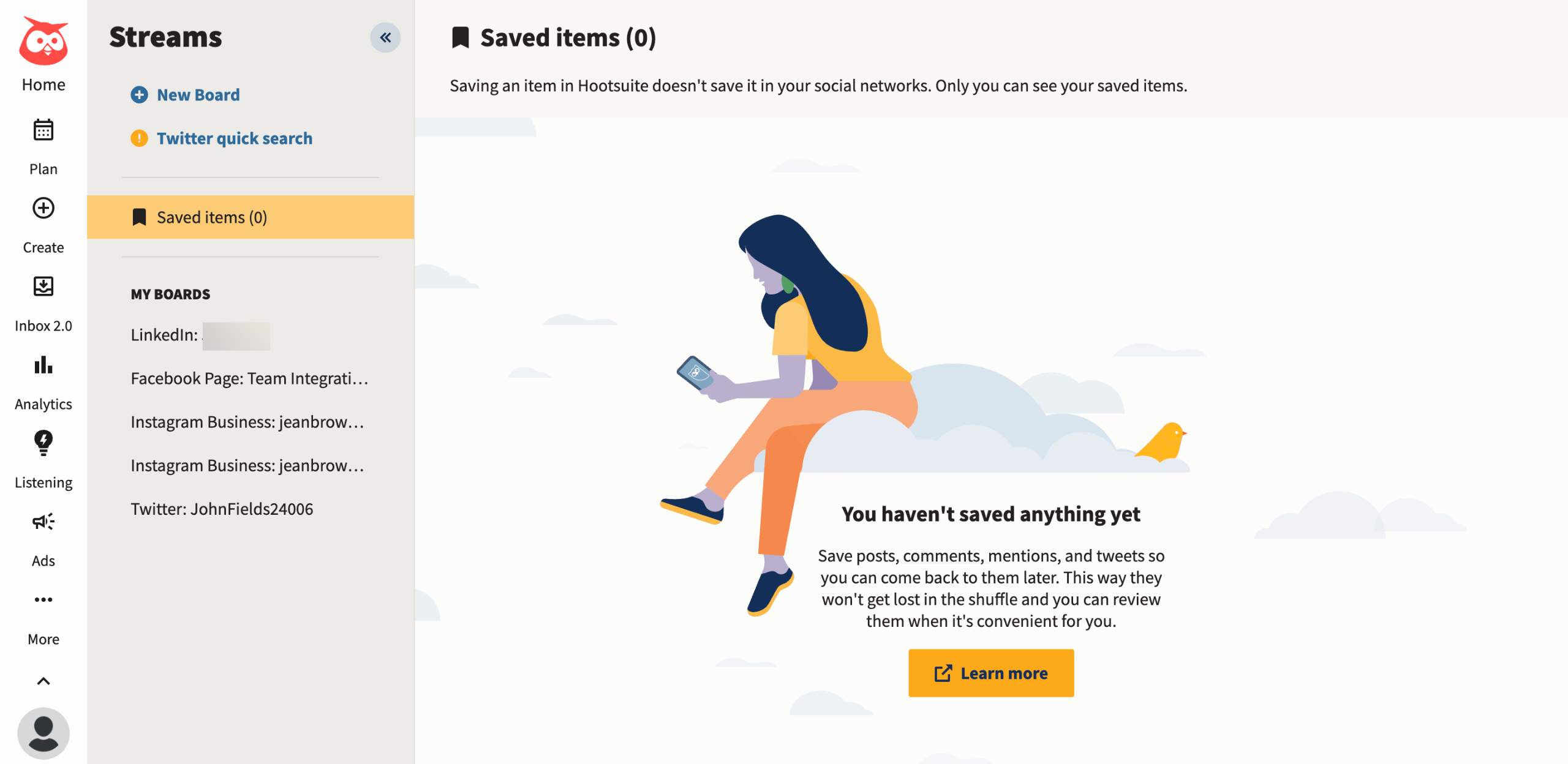 How to Remove Streams From Your Dashboard in Hootsuite