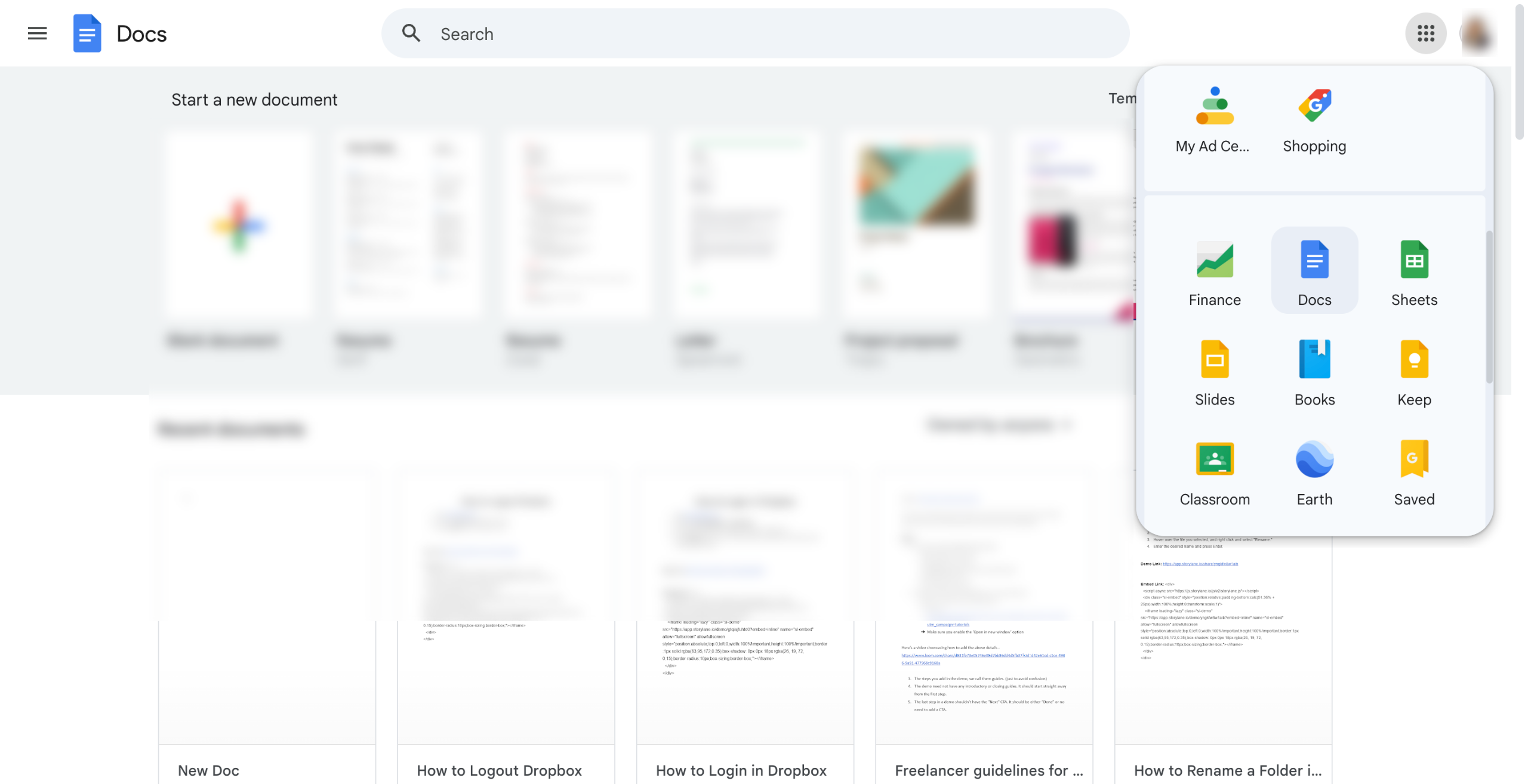 How to Upload a Google Doc to Dropbox