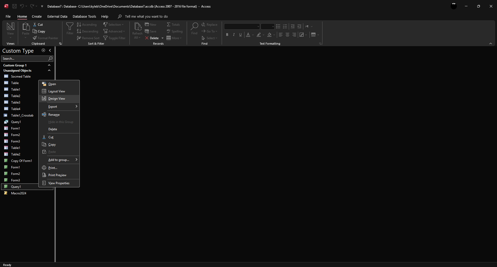 How to Sort Query Results MS Access