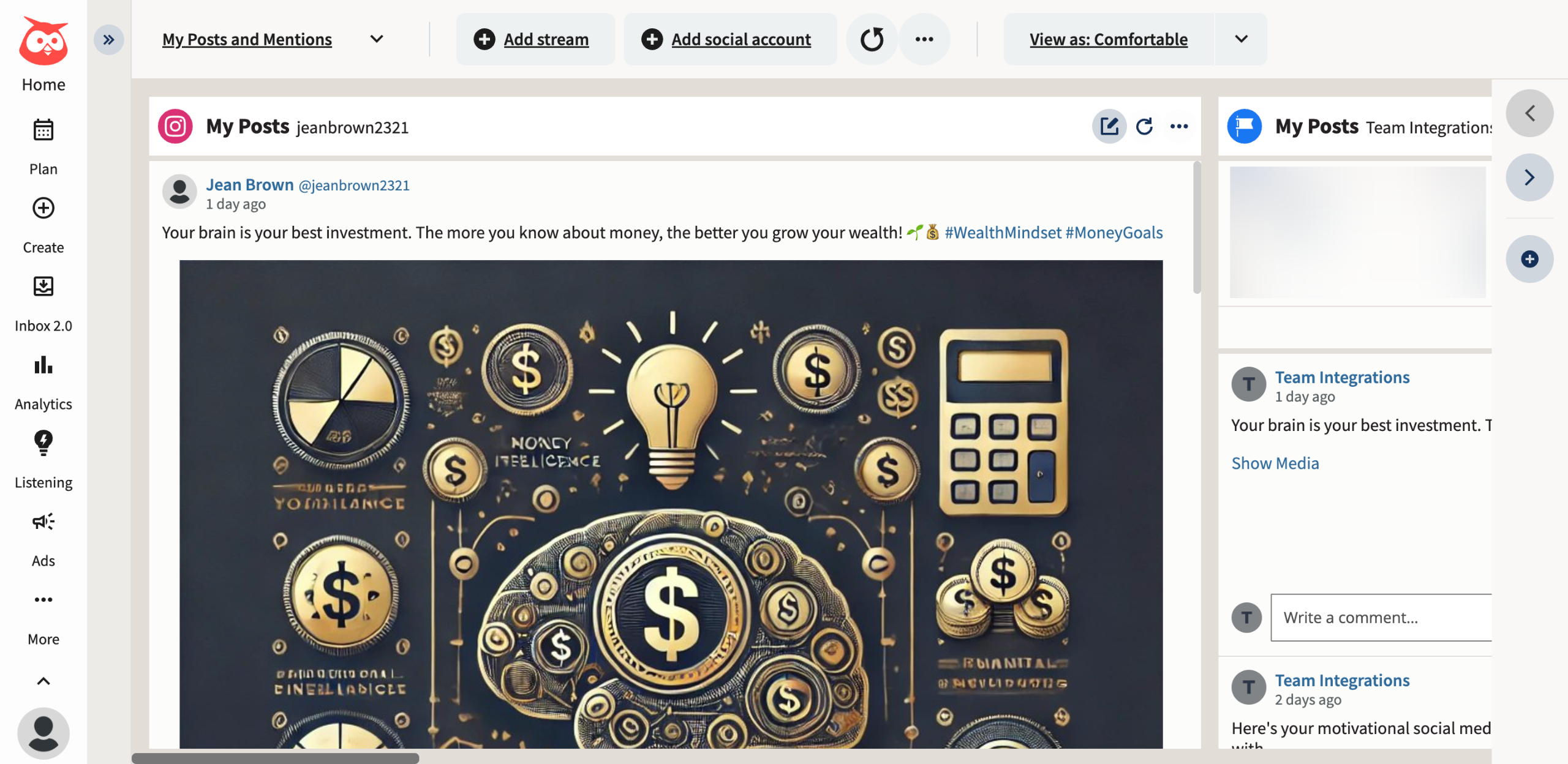 How to Refresh the Streams in Hootsuite