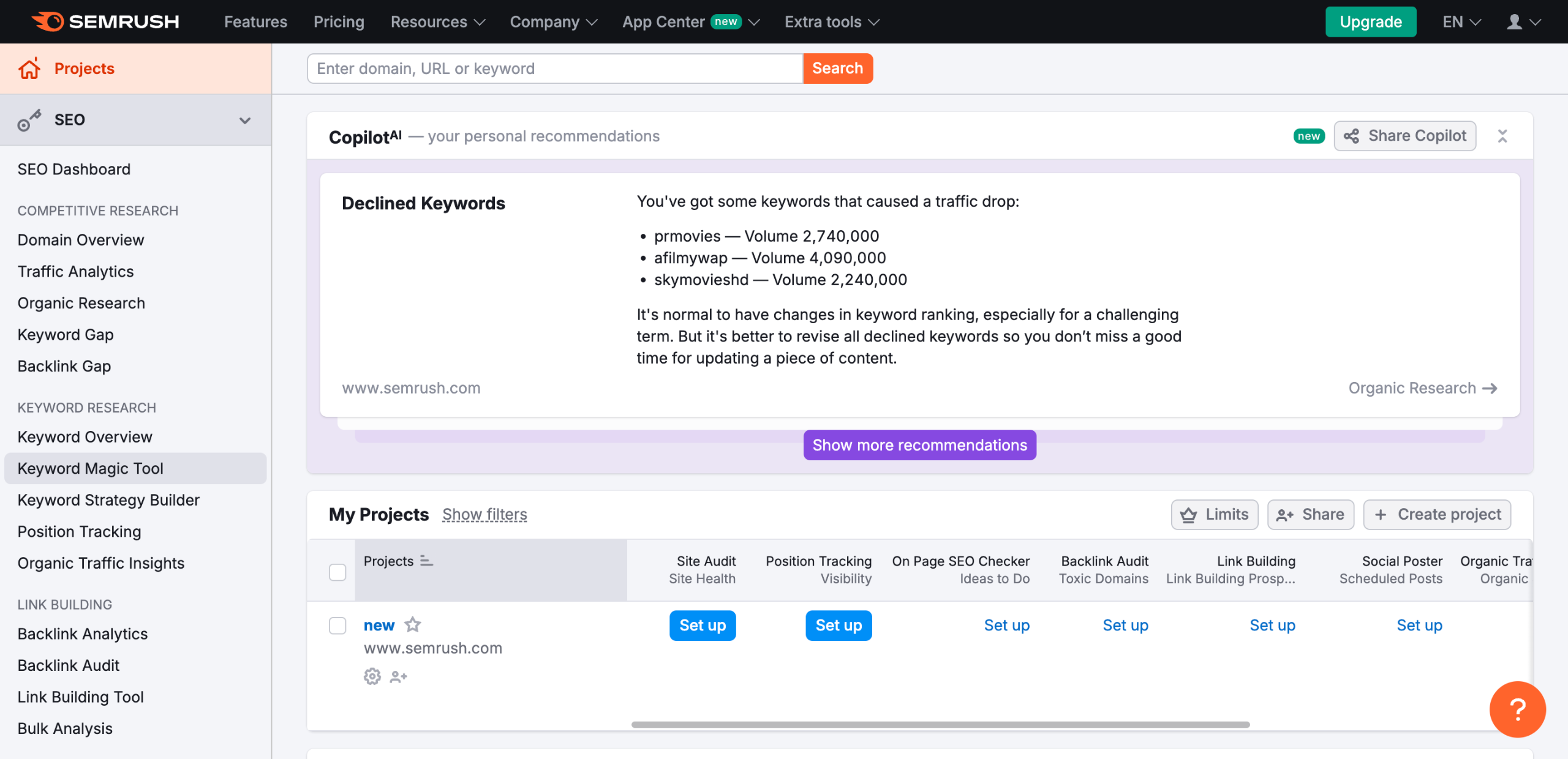How to Use SEMrush for Keyword Research