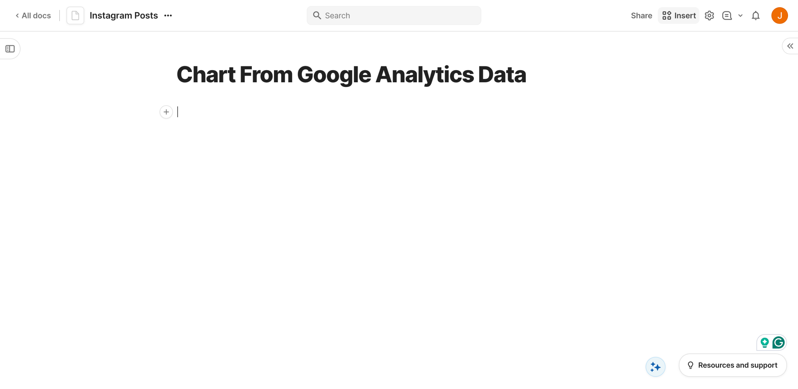 How to Create Coda Charts From Google Analytics Data