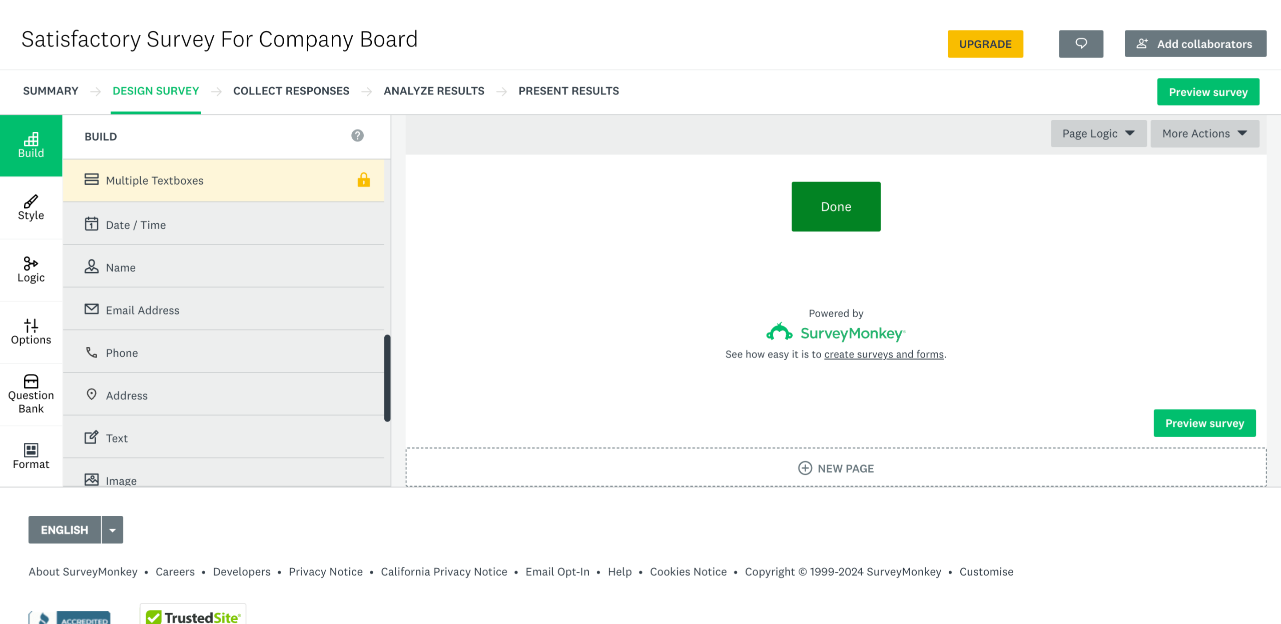 How to Insert a Subheading in SurveyMonkey