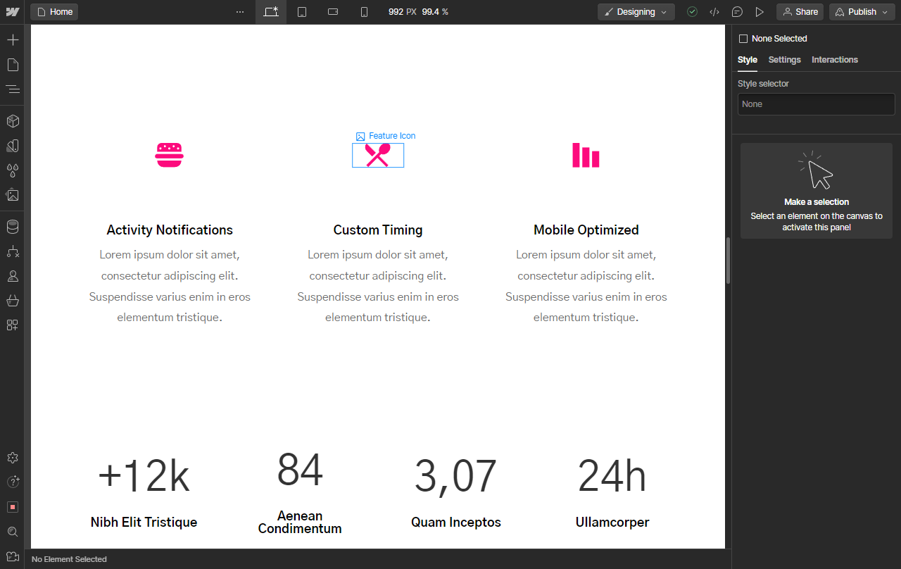How To Hide An Element In Webflow