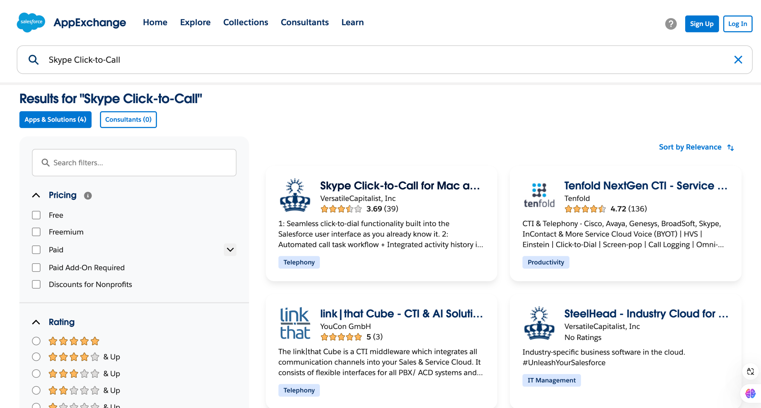 Skype salesforce integration