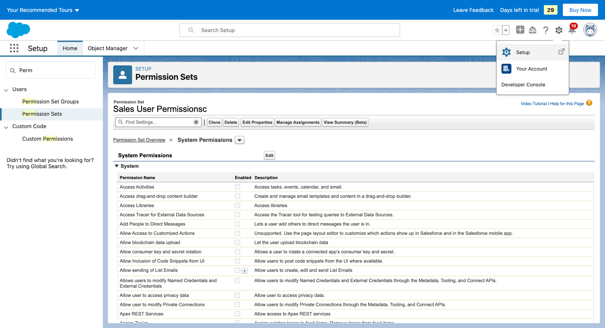 Salesforce - How to Create a Permission Set in Salesforce