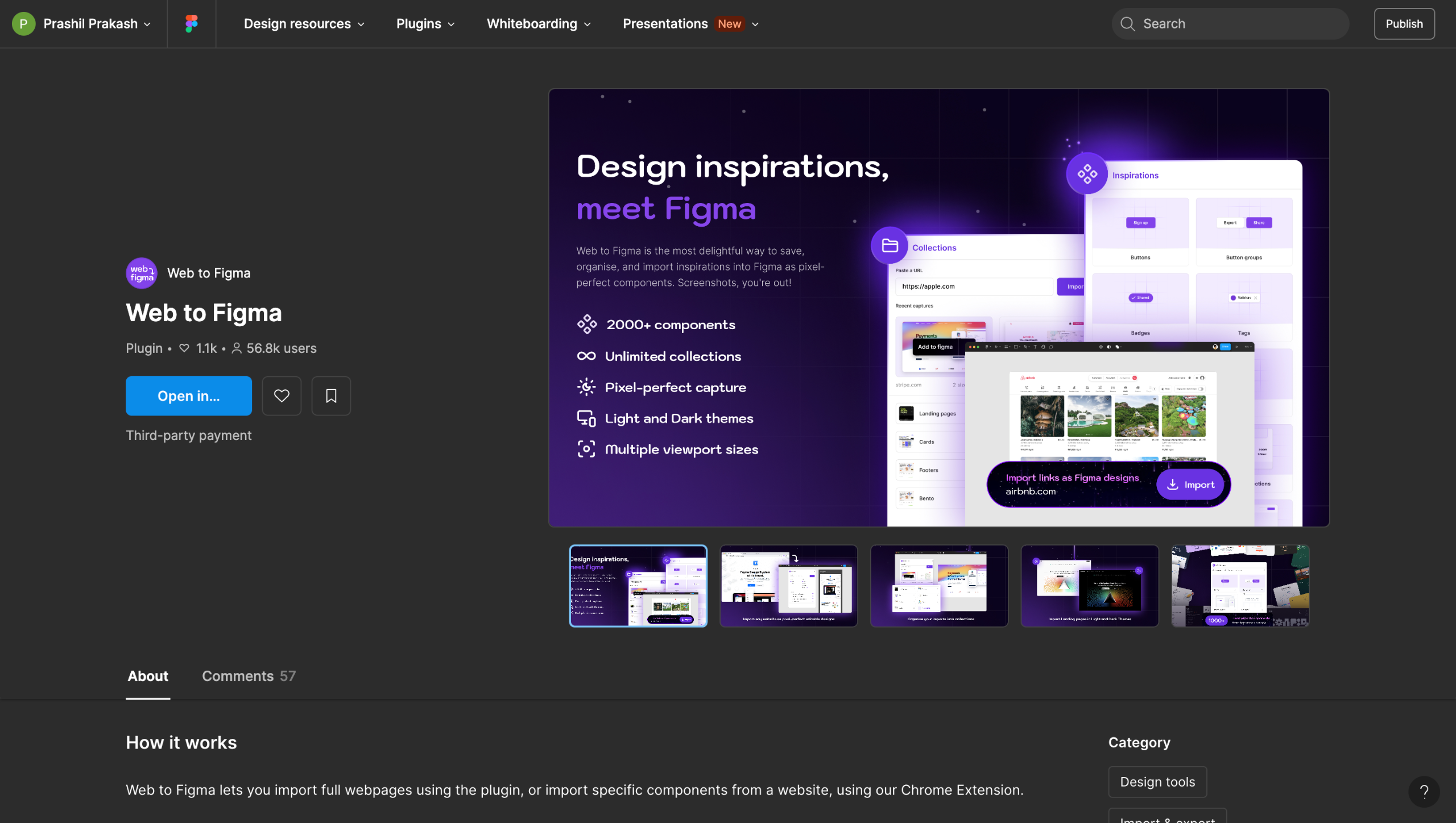 How to capture landing pages to Figma using Web to Figma