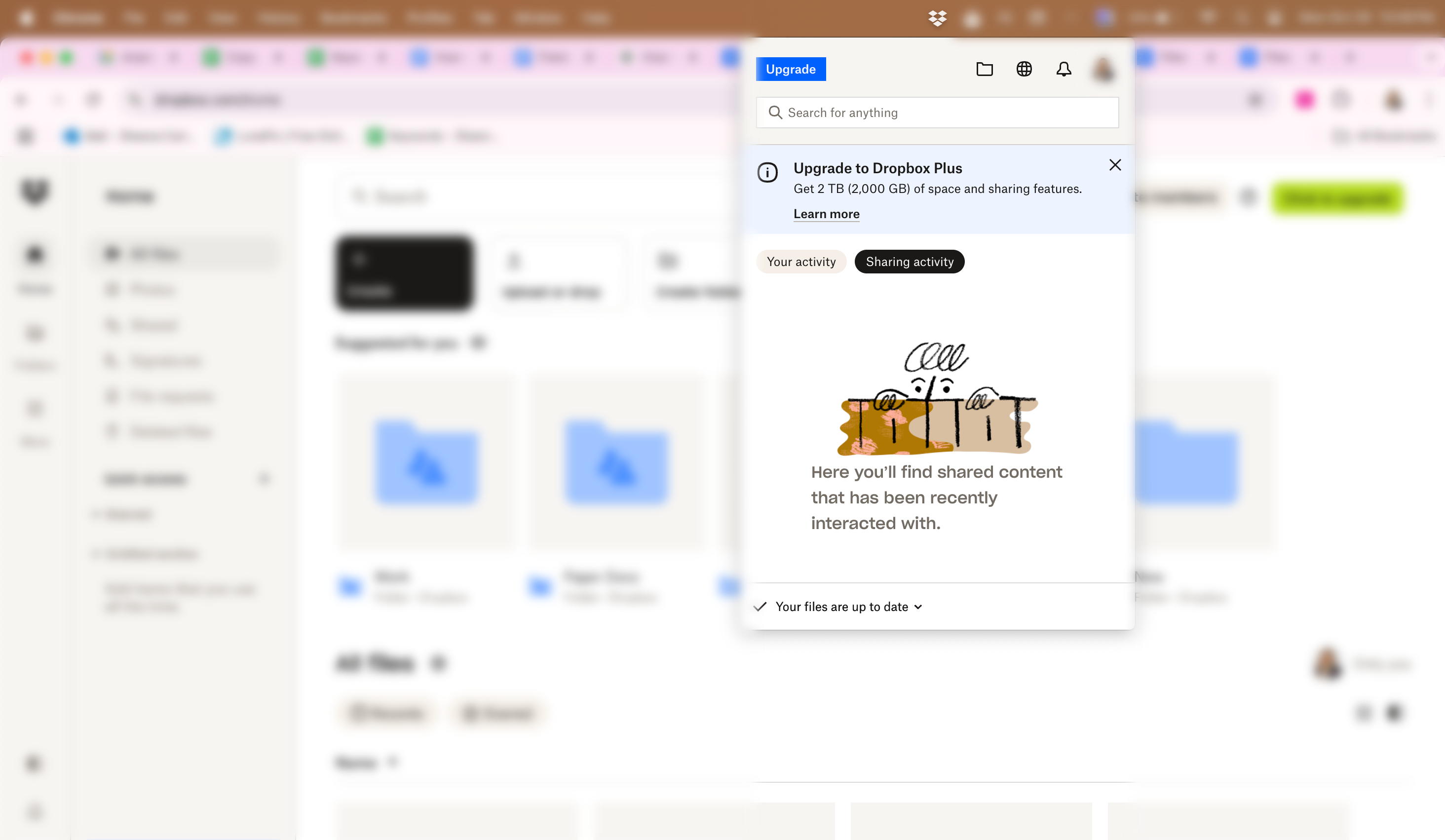 How to Make Dropbox Files Available Offline