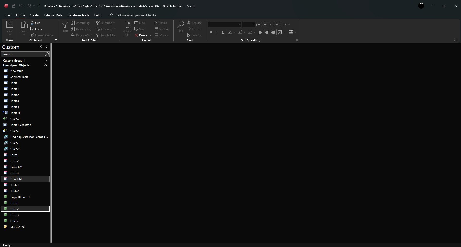 How to Sort Records in Reports MS Access