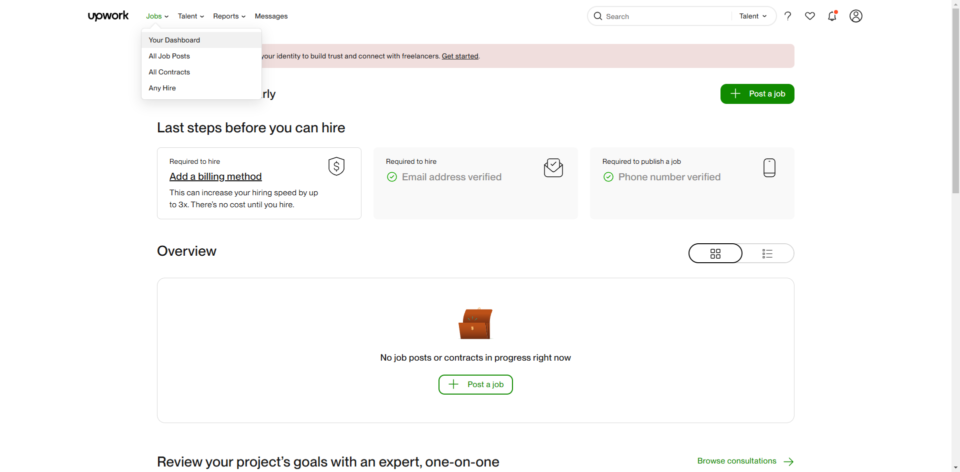 How to Post a Job/Project on Upwork
