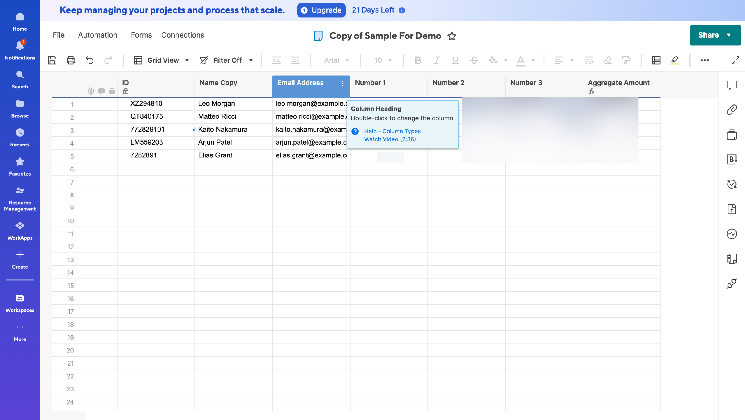 How to Freeze the Panes in Smartsheet