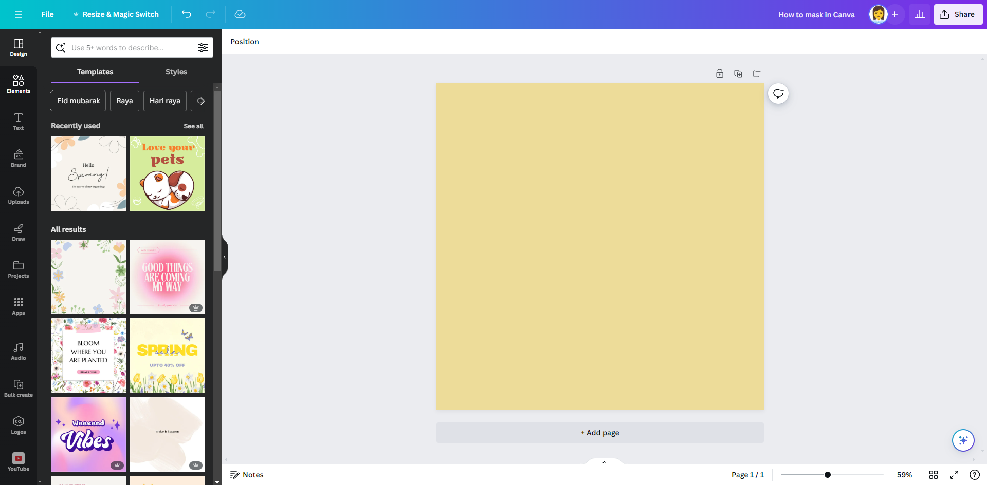 How to Mask in Canva