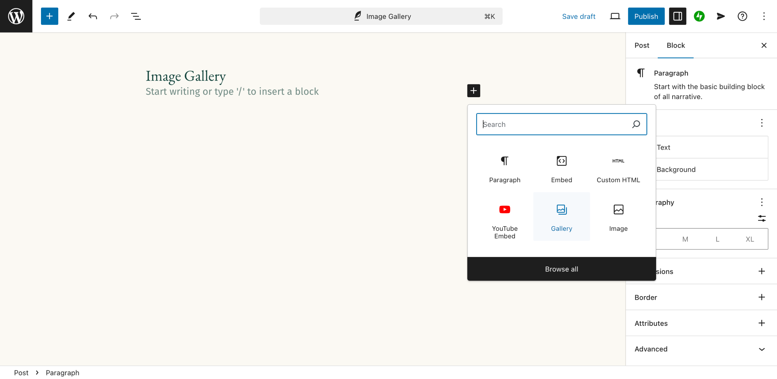 How to Add an Image Gallery to WordPress in Only Two Steps