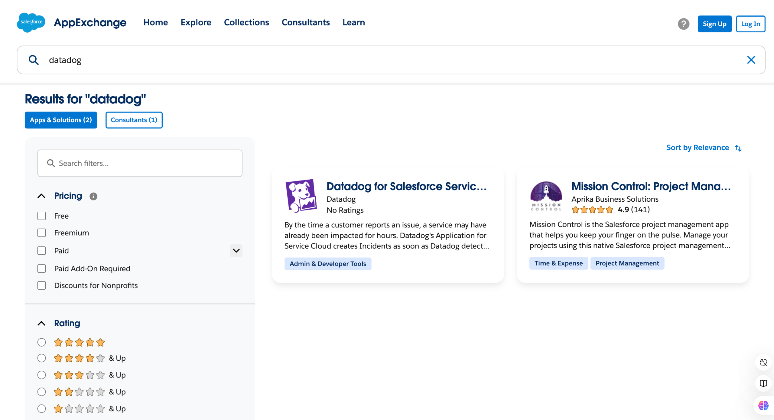 Datadog salesforce integration