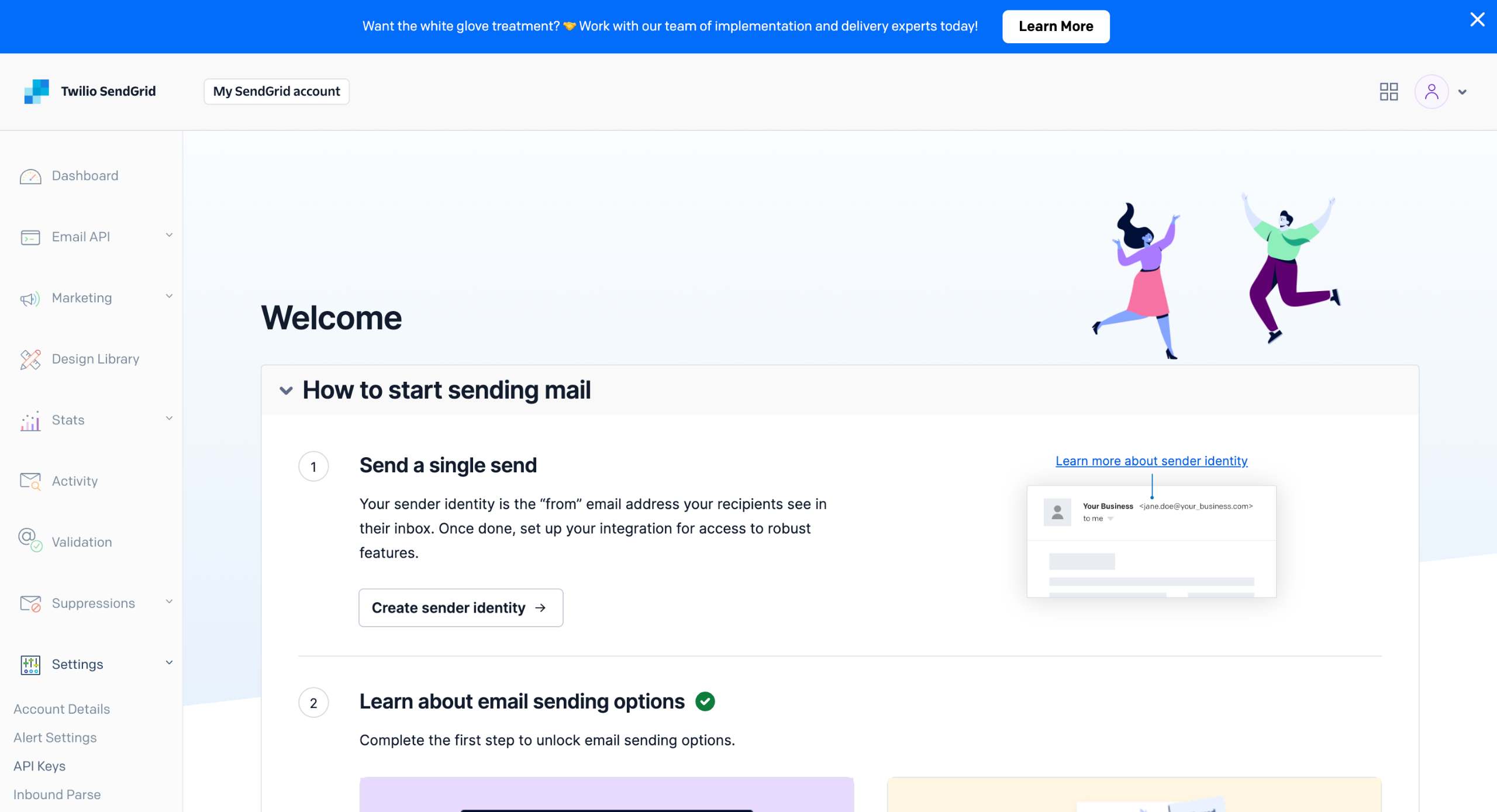 How to configure sendgrid smtp