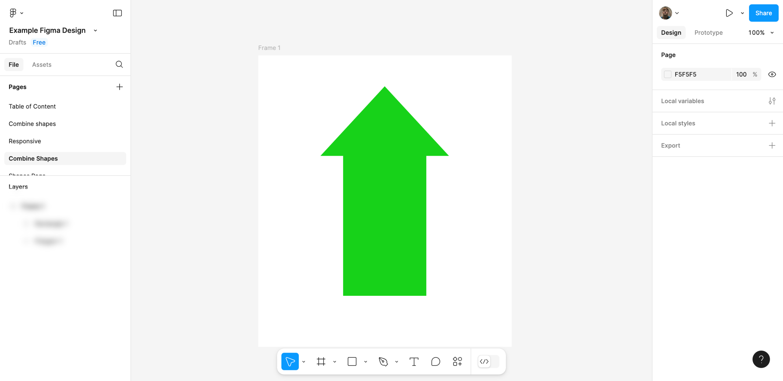 How to Merge Shapes in Figma to Form a New Object