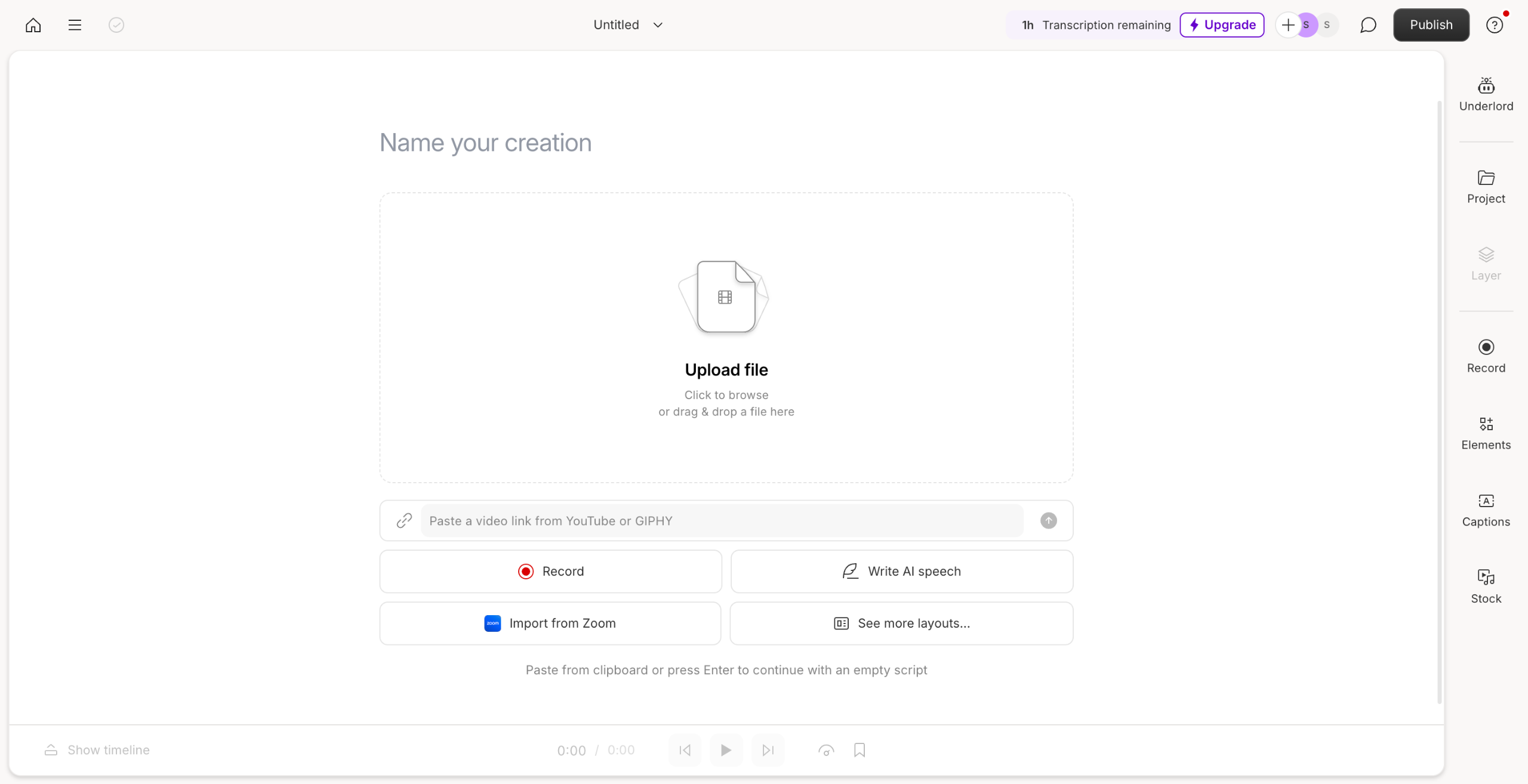 How to Create an Audiogram in Descript