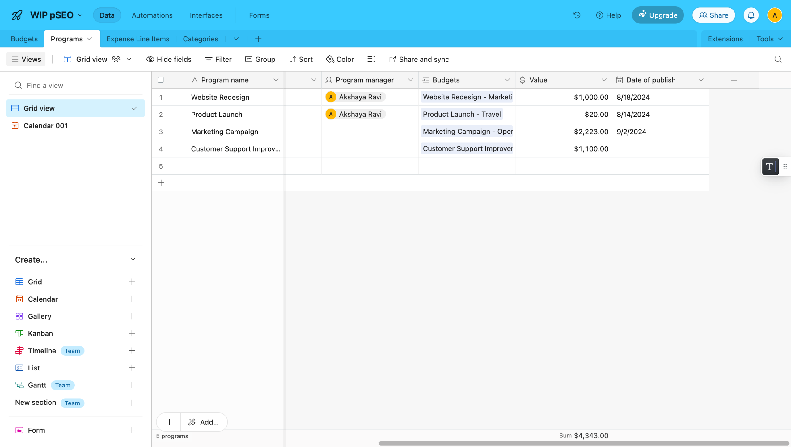 How to Add Subtask Checklists in Airtable