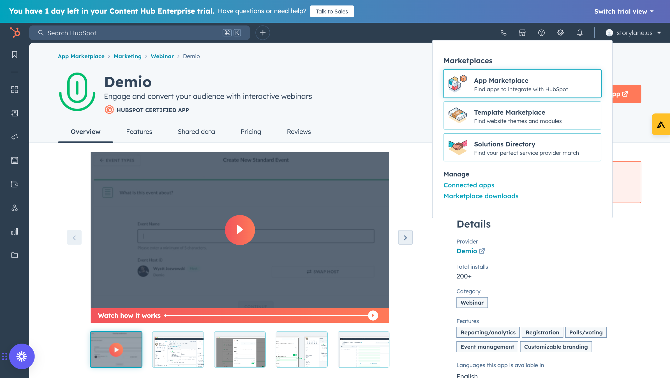 Demio hubspot integration