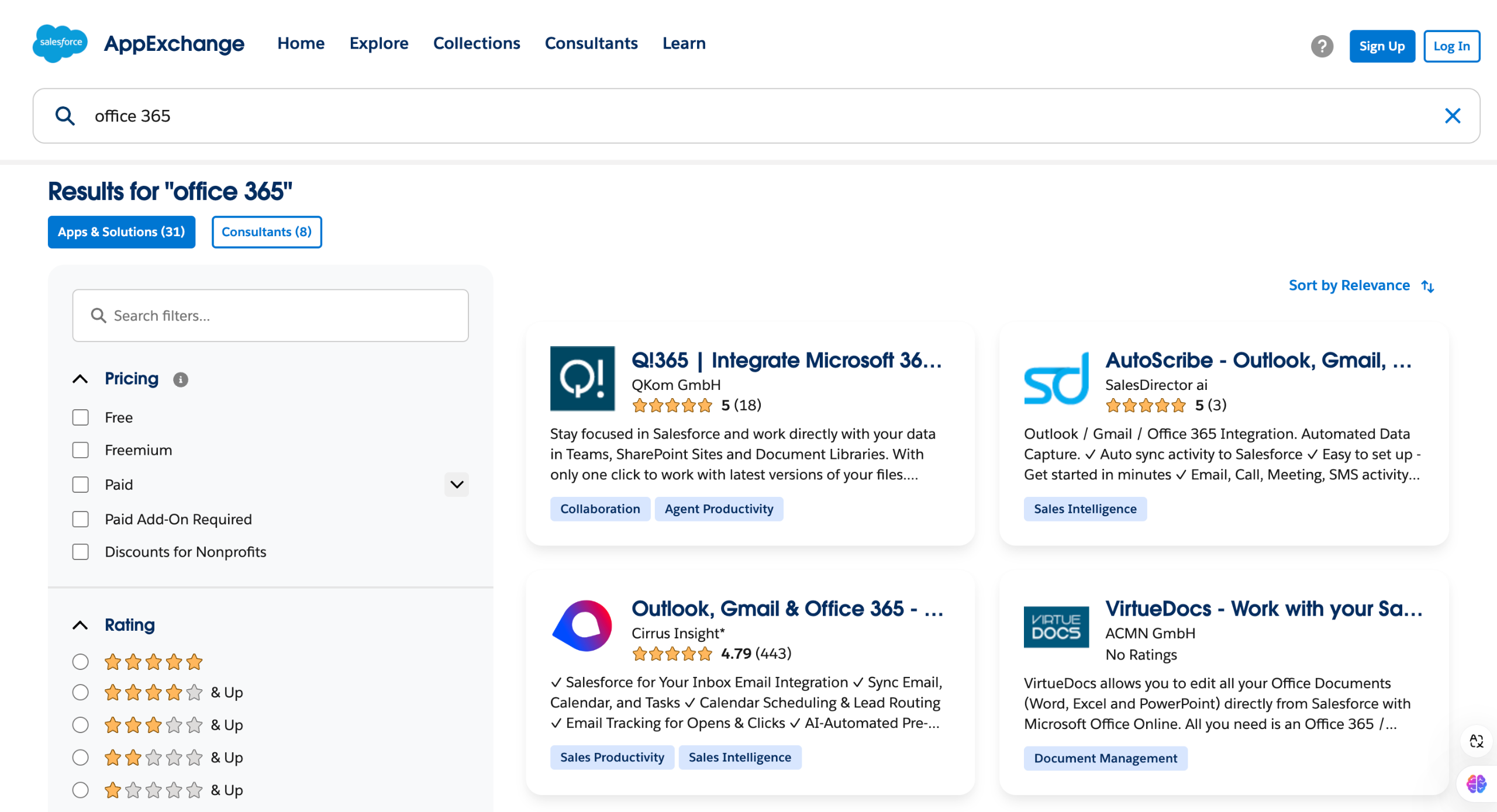 Salesforce office 365 integration